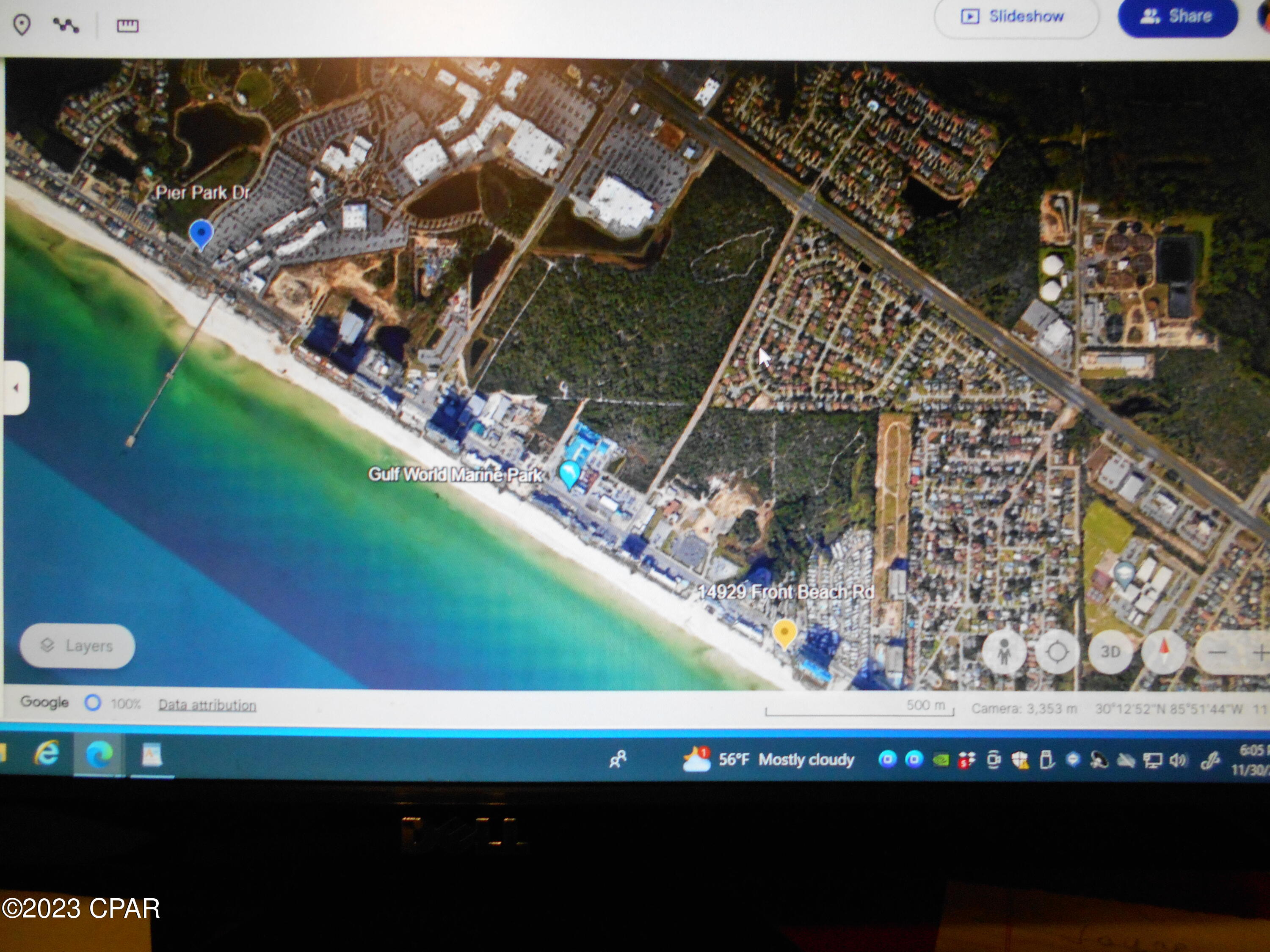 NEW DEVELOPMENT OPPORTUNITY. Being sold for land value only.  All structures are in the process of being torn down and removed (Completion approx. September 15, 2026).  Possible short-term Owner Financing available with substantial down, credit check, etc.  Spectacular opportunity to own a large piece of waterfront property sitting directly on the GULF OF AMERICA!  Located in the heart of Panama City Beach, this 184' of prime GULF FRONT property offers lots of options for re-development.  Currently zoned CH (Commercial High Intensity...the same as condos), it will allow for new construction up to 120' in height (must be verified). Located next to Senor' Frog's Restaurant, it is 1/2 mile from Pier Park and the brand-new TOP GOLF, and just 1 mile from Dolly Parton's Pirates Voyage Dinner Theater. There is a concrete seawall in place allowing any new construction to use as much of the existing site as permitting will allow. Call today to view this fabulous development opportunity.  All meas. and information to be verified.
