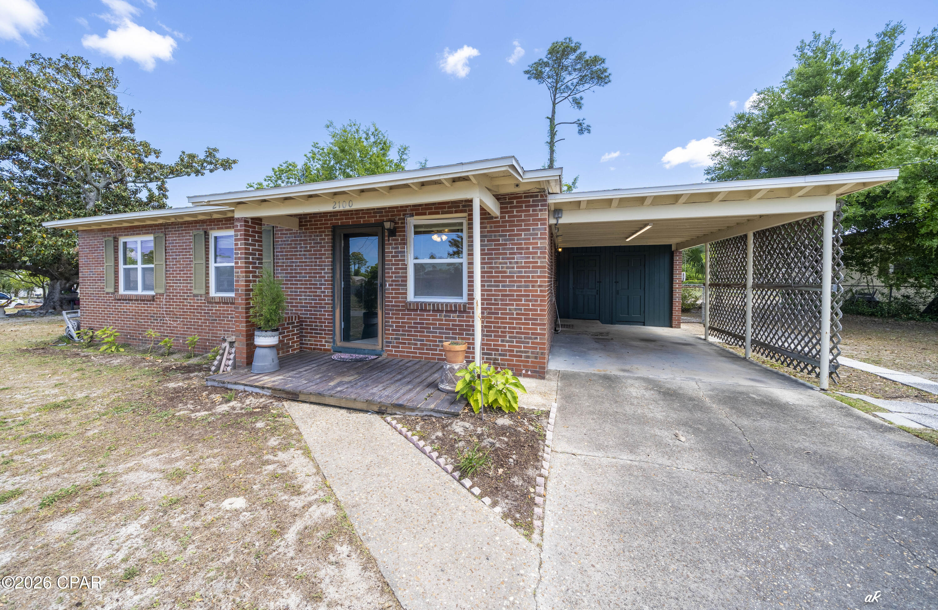 Brick home with major system updates already completed--all appliances, including the washer and dryer, are included in the sale! Clean, simple, and in a price range buyers are actively watching, this 3-bedroom, 1-bath all-brick home offers peace of mind with plumbing updates completed within the past two years and electrical updates completed within the past five years.
Conveniently located in the heart of Panama City, just off Airport Road near 23rd Street, you'll be minutes from grocery stores, the hospital, shopping, dining, and other everyday conveniences. The home features a functional layout with plenty of potential, whether you're looking for a primary residence, your first home, or an investment opportunity.
The all-brick exterior provides low-maintenance living, while the backyard offers space to relax and enjoy without the burden of extensive upkeep. With key system improvements already in place, included appliances, and an affordable price point, this home is an excellent opportunity for buyers looking for value in a convenient location. Schedule your showing today!