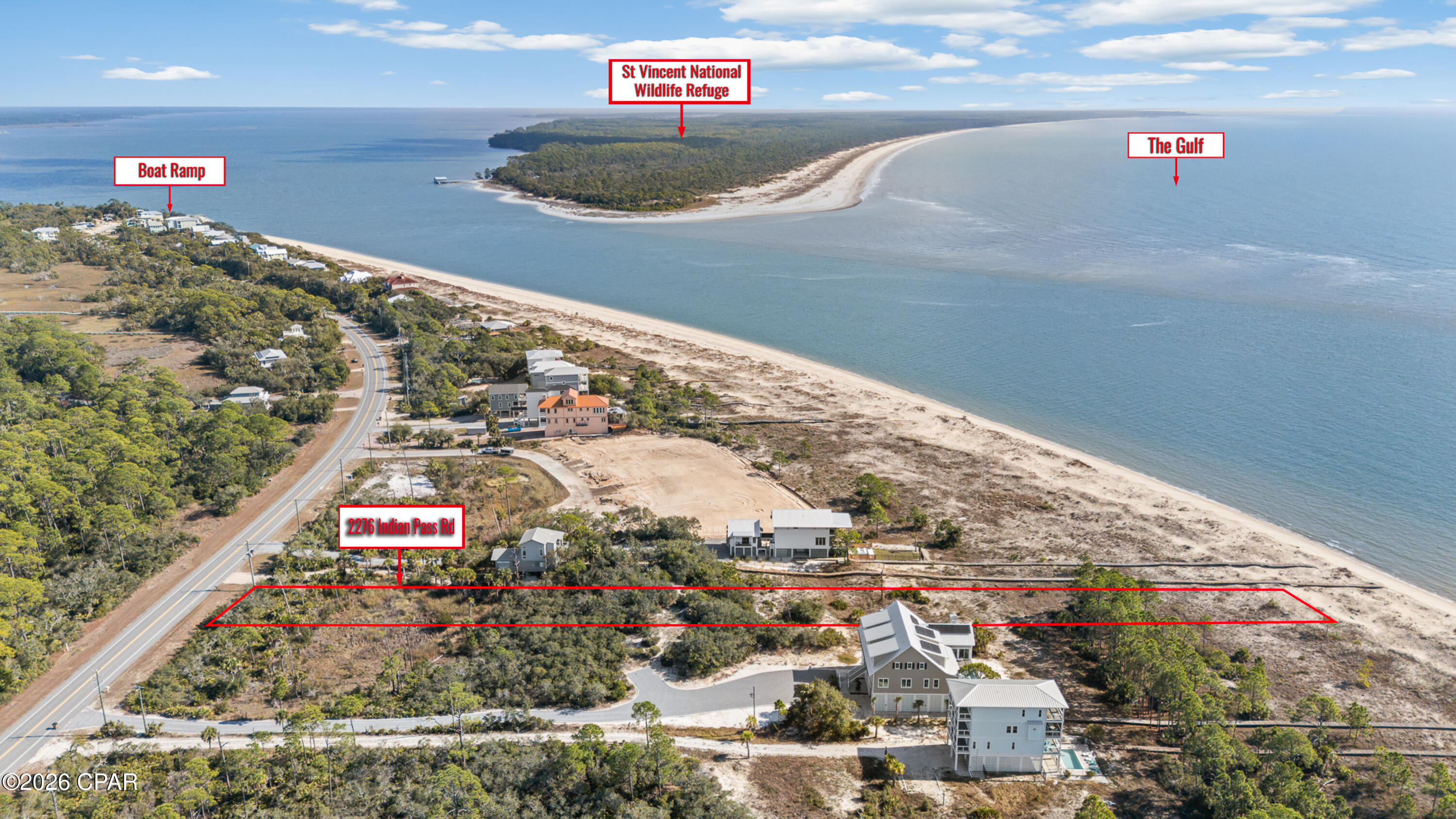 Indian Pass Beach - Land