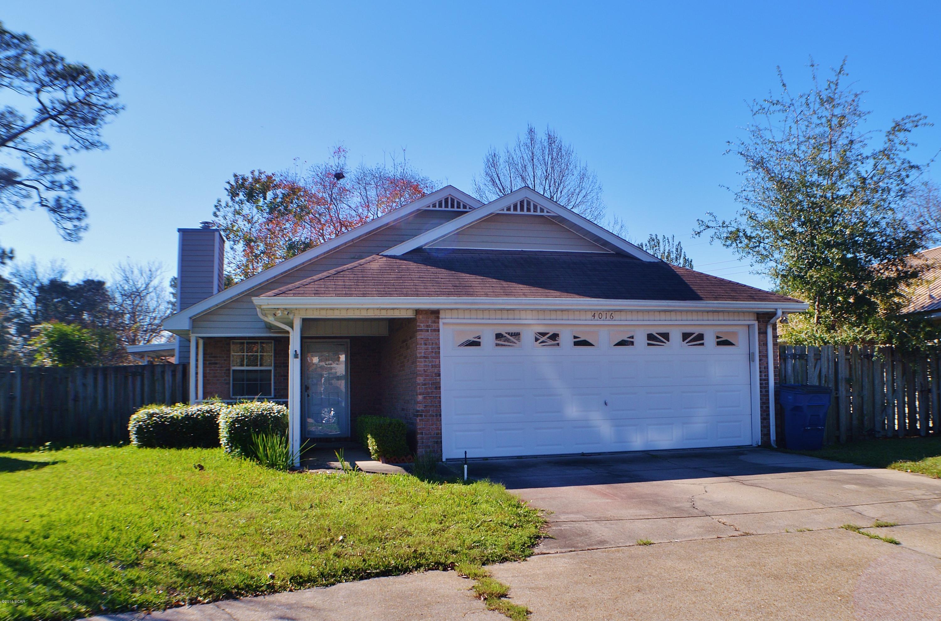 Meticulously maintained, Move-in Ready!  Priced UNDER $120,000 Located on a cul-de-sac in Lynn Haven this spacious over 1200 square feet, Large 2 Bedroom, 2 Bath home is perfect  as a starter home, downsize  home or rental property. This home is truly Move-In Ready, clean carpets, neutral wall colors, clean & very well maintained home. The Living room is spacious and features a high 12 foot vaulted ceiling, with sky lights & a wood burning fireplace, there is also a large dining area . The kitchen comes complete with all appliances, separate laundry room has storage shelving and Washer & Dryer hook-ups. The 2 bedrooms are large and very spacious, both Master Bedroom size; there are 2 large bathrooms, 1 of which is connected to bedroom #2. The AC was replaced in 2003 & the hot water heater was replaced in 2007. The 2 car garage has a huge walk-in storage closet & space to park 2 cars. The backyard is privacy fenced and has a covered porch perfect for grilling out and relaxing, there are beautiful rose, gardenia & other easy to maintain plants that perfectly landscape the backyard. This home also has an owned security system and automatic irrigation system.  ***This property has been approved as a Short Sale, Bank says BRING THEM AN OFFER! ///All Measurements Approximate, please verify for yourself if important///