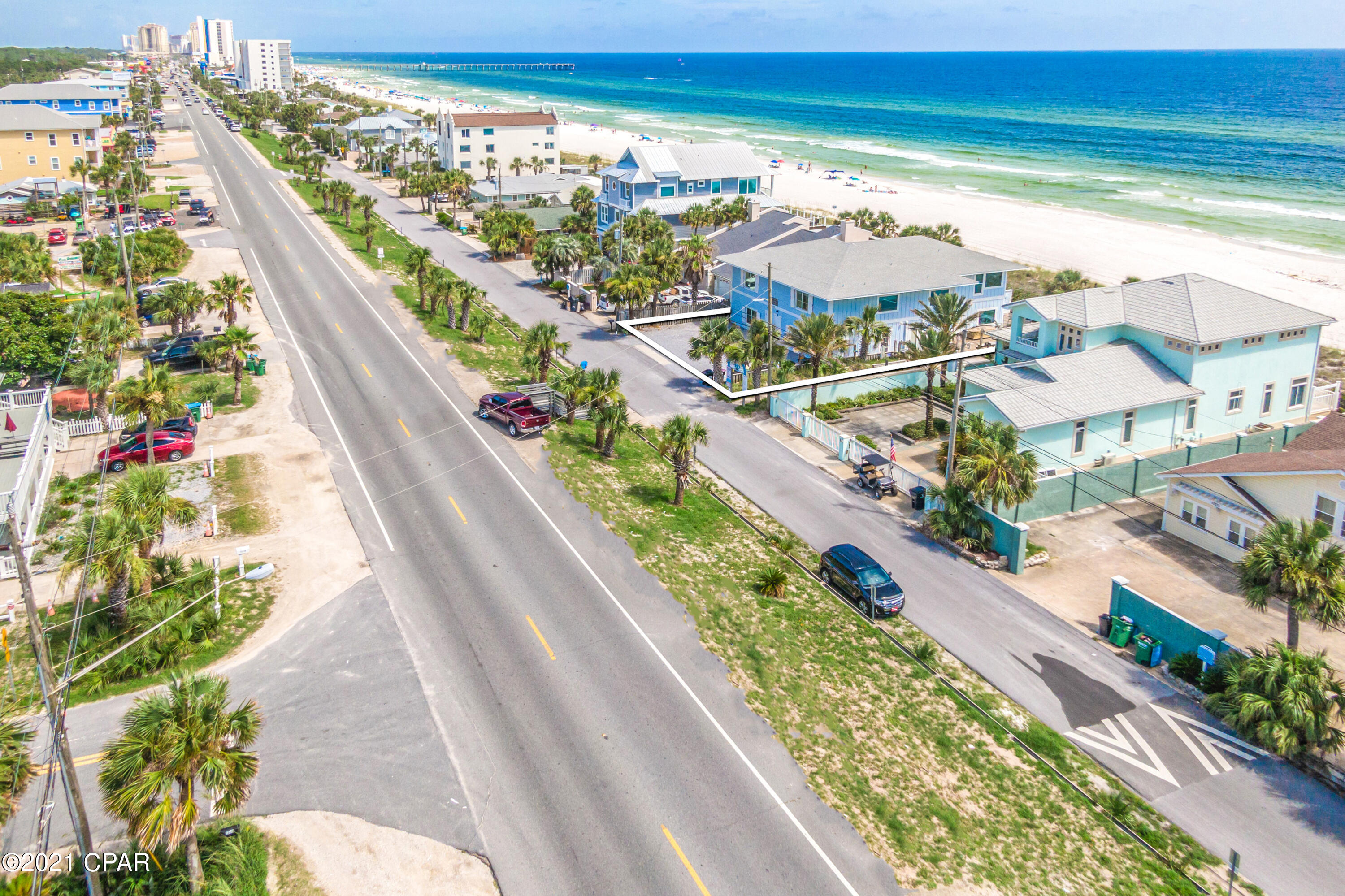 Ultimate Duplex! $600,000 projected annually!! Contact us for more rental information. Welcome to one of the most unique houses on the beach! With 8 Bedrooms and 4 additional bunk rooms this house has space for everyone! Completely custom handmade flooring, hand picked furniture, and expertly designed this house is truly one of a kind. Being gulf front has never been better. This house is bright and airy with windows that give you the best view the beach has to offer. This house boasts incredible rental numbers and all the memories you could ask for!
