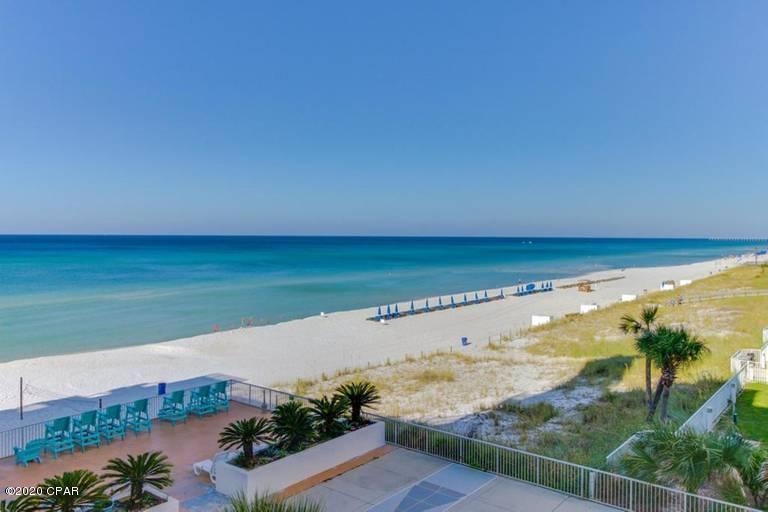 Pristine remodeled ocean front studio condo in iconic Fontainebleau Terrace. Remodel completed September 2020!

 New everything!   Custom kitchen with dishwasher, cooktop, coffee bar and charging station.  Gorgeous shiplap and custom plantation shutters.  No detail missed.  All new electrical and custom lighting.

 New Stanley Queen sleeper sofa, King Tuft and Needle bed and 65inch smart tv.  

Unit faces West for stunning Sunsets!

 A must see! 

The building boasts high ROI income.

 Approximately $29,000 per year.

There are 2 laundry rooms, one for rental guests and a private one for owners only.

The entire 5th floor is a private owner's lounge with stunning views, kitchen and recreation area.

The association fee is only $500 a month and includes EVERYTHING!  Electricity, (more)..... water, cable, internet, trash and property maintenance.  It is adjacent to private Bid-A-Wee beach for a more relaxing beach experience and near Pier Park for great dining, shopping and entertainment. 
Call Tim for showing instructions 850-628-3300