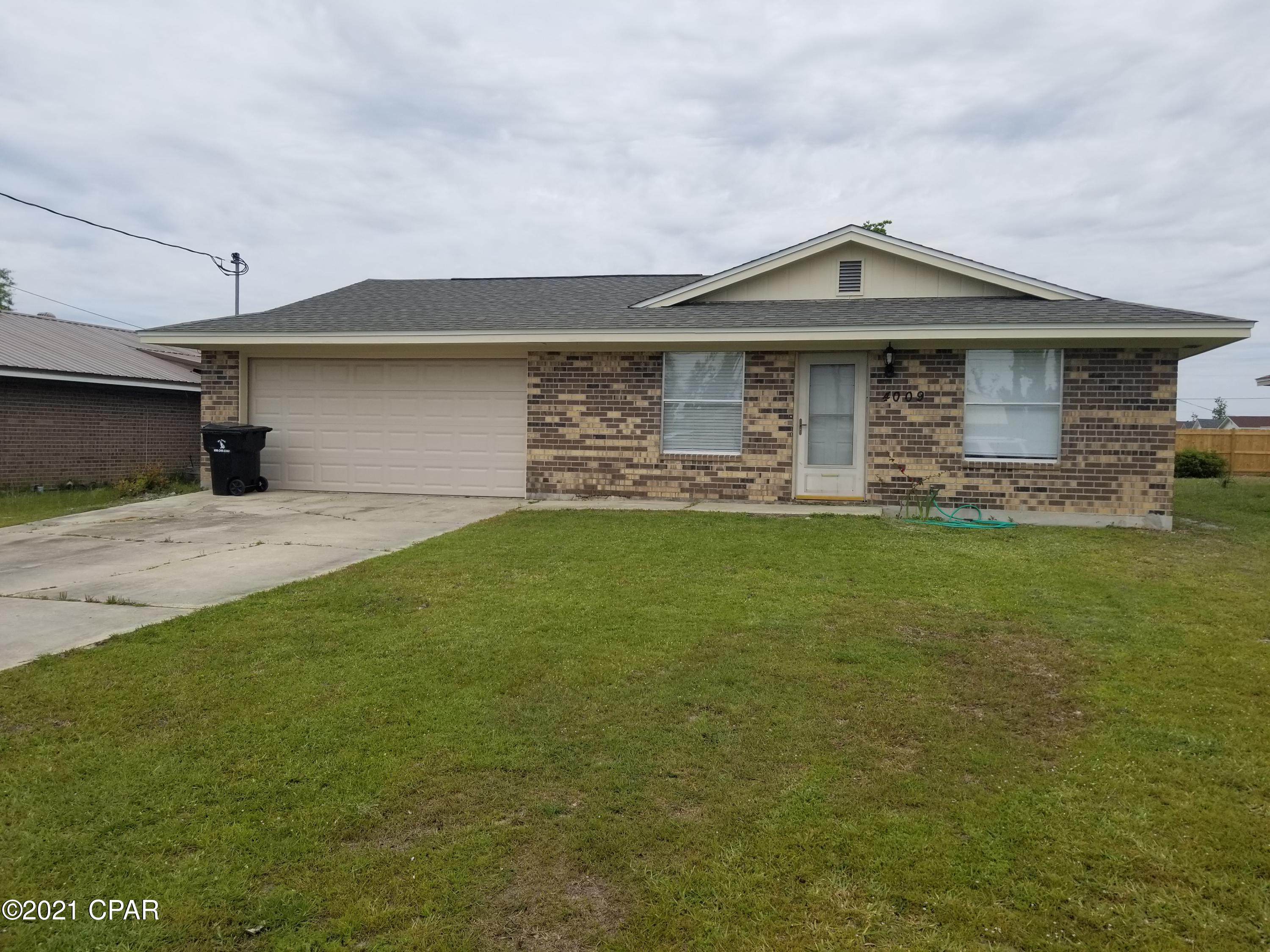 This recently updated brick ranch sits peacefully on a culdesac.  Kitchen and bathrooms were just renovated.  Brand new roof just installed.  New flooring though out and walls freshly painted! Close to Tyndall Air Force Base.