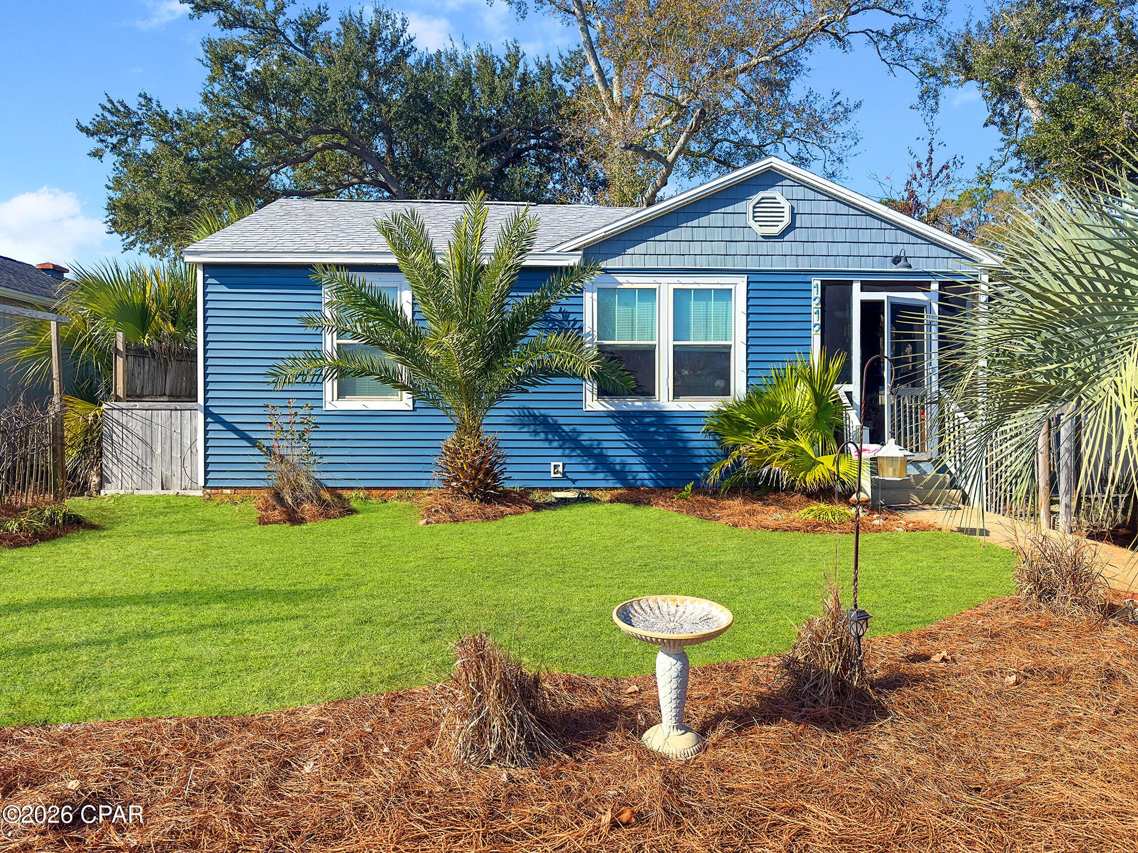 Ideally located in the heart of Port St Joe, this beautifully updated coastal cottage offers the perfect blend of comfort, convenience and charm. With three bedrooms and two baths, the split floorplan provides both functionality and privacy- ideal for full time living, a second home or a coastal retreat. Enjoy being just minutes away from local churches and schools and all of what downtown has to offer. St Joseph Bay is close enough for a golf cart ride- perfect for sunsets, morning outings or a relaxed evening on the shoreline. Dining, shopping and local events are again just a quick golf cart ride, making it easy to step into the laid back coastal lifestyle so many people move here for. Surrounded by mature trees and established landscaping, the property offers a welcoming outdoor setting in a friendly community oriented neighborhood. With no HOA and low property taxes, you'll appreciate the added freedom and affordability...a rare find in coastal Florida these days. Recent improvements include new windows and sliding patio doors (2021) and a new roof (2025), both offering peace of mind and modern efficiency. Schedule your private showing today, you will be impressed.