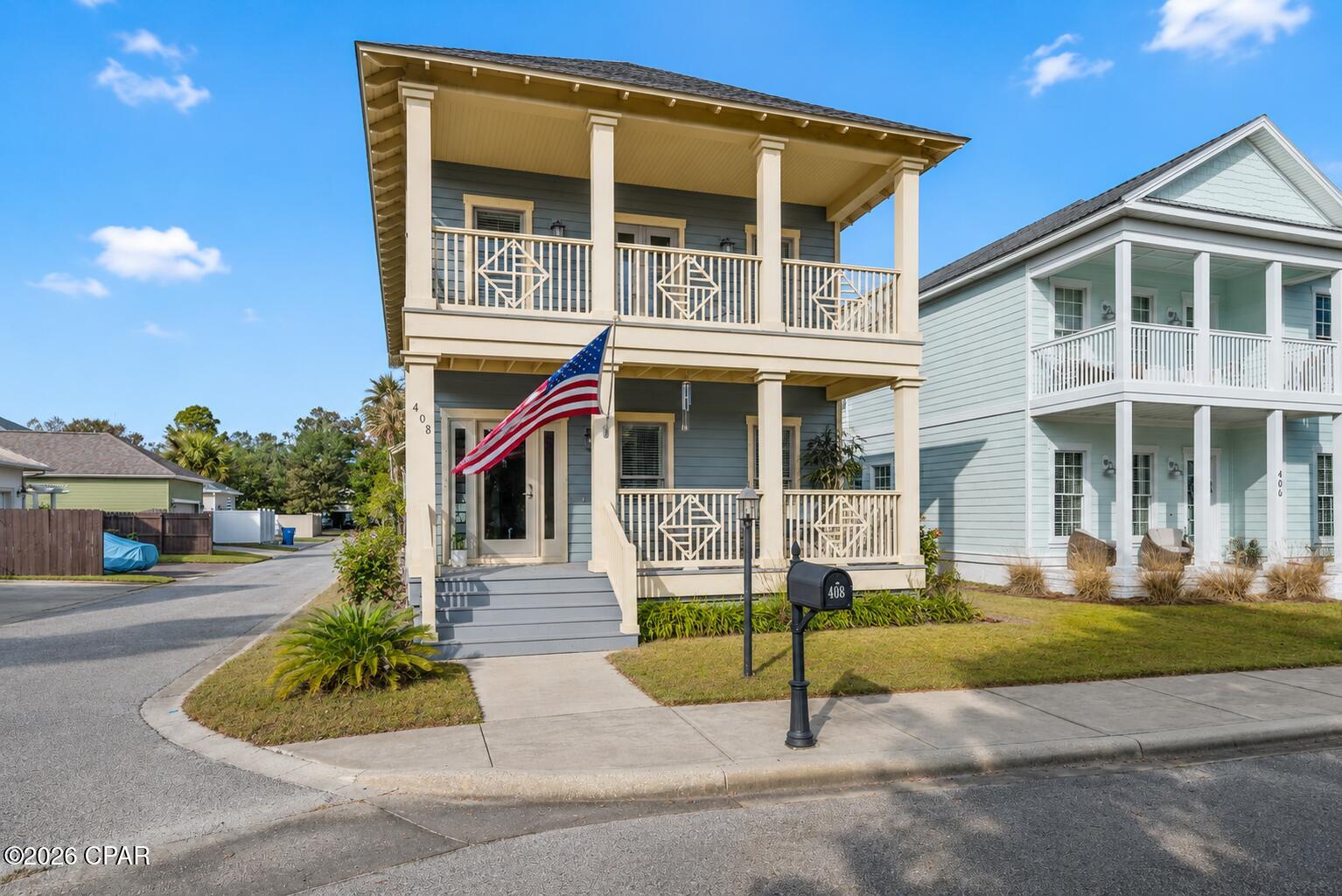 Now available for lease in the highly sought after Tapestry Park community! This beautifully maintained 3-bedroom, 2.5-bath home with a 2 car garage is available furnished or unfurnished and is ideally located on a corner lot just two blocks from the beach.

The home features hardwood floors, high ceilings, and an open-concept floor plan with spacious living, dining, and kitchen areas, perfect for everyday living and entertaining. The generous primary suite offers a private south facing balcony, creating the perfect place to enjoy your morning coffee or take in Florida's beautiful sunsets. Two additional bedrooms and a spacious two-car garage provide plenty of room for family and guests.

Tapestry Park is a golf-cart-friendly community offering exceptional amenities, including two swimming pools, a clubhouse, pickleball and tennis courts, a basketball court, parks, and tree lined streets with sidewalks. Conveniently located near Hutchison Beach Elementary and only minutes from Pier Park's shopping, dining, and entertainment.

Monthly rent includes cable, internet, garbage collection twice weekly, and access to all community amenities. Available for move-in August 1, 2026. Background and credit checks are required with all applications.