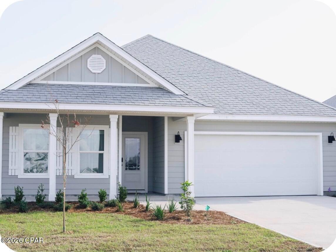 Fully furnished 3-bedroom, 2-bath home in Emerald Cove on the East side of Panama City Beach. Features a 2-car garage, granite countertops, stainless steel appliances, LVP flooring, and Smart Home technology. Minutes from the Navy Base and a short drive to the beach. Move-in ready!