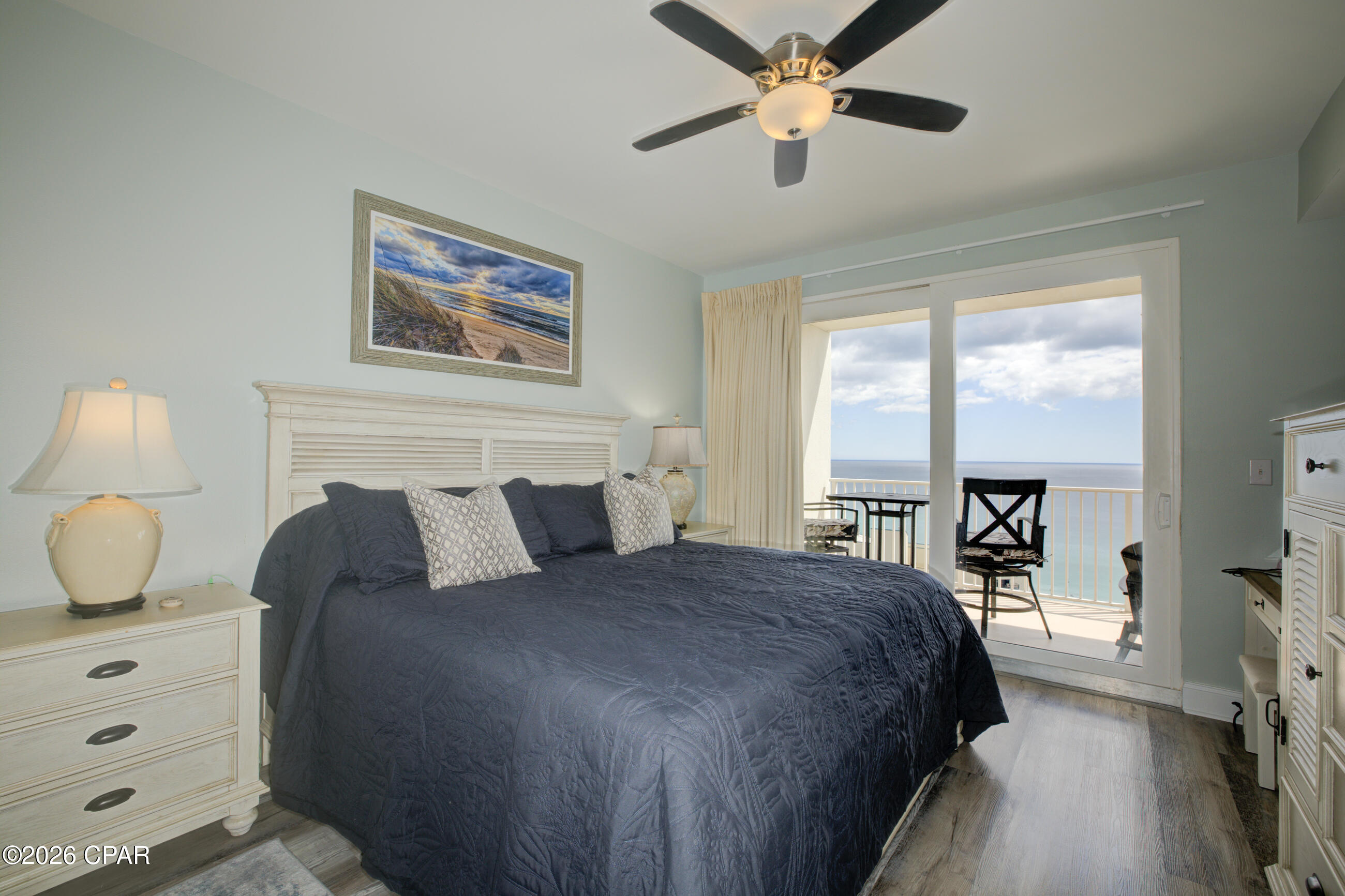 THE BEST GULF VIEW AT LAKETOWN WHARF 

OWNER FINANCING AVAILABLE!  CALL FOR DETAILS

Welcome to Laketown Wharf Beauitiful 1925!  
Breathtaking Gulf views, modern elegance, and unparalleled amenities come together in this stunning top-floor condo. Featuring two spacious bedrooms, two full bathrooms, and a bunk room, this penthouse retreat offers elevated beachfront living in the heart of Panama City Beach.

LUXURIOUS INTERIOR & THOUGHTFUL DESIGN

Step into a beautifully designed open-concept living space. From your private balcony, experience unmatched panoramic views of the sugar-white sand beaches and emerald waters of the Gulf of Mexico.

The gourmet kitchen boasts stainless steel appliances, granite countertops, ample cabinetry, and a breakfast bar, making it perfect for both entertaining and everyday living. The living and dining areas flow seamlessly, offering a bright and inviting atmosphere.

The primary suite is a true oasis, featuring a king-size bedroom with direct Gulf views, a spa-like ensuite bathroom with a soaking tub and walk-in shower, and a large walk-in closet. The second bedroom is equally spacious, providing guests or family members with a relaxing retreat.

The bunk room offers additional sleeping space, making this condo perfect for families or vacation rentals. A second full bathroom ensures comfort and convenience for all.

New A/C 2021
New Water Heater 2020
New Supply Pump 2021
Replaced PRV Valve 2021
New Washer
New Dryer
New Kitchen Appliances
New Cabinets and Granit in Kitchen
Master and Guest Bathrooms Professionally Renovated including Cabinets and Granite 
New Furniture in Master Bedroom and Den
New Balcony Furniture
Freshly Painted
New Lighting put in Hall and Kitchen
Renovated bunk room to include Full Size Murphy Bed and Extra Storage Cabinets
Newly renovated bathooms

PREMIER RESORT-STYLE AMENITIES AT LAKETOWN WHARF

Laketown Wharf is Panama City Beach's premier resort, offering an extensive array of luxury amenities to enhance your coastal lifestyle:

✔️ Five Spectacular Pools - Choose from a lagoon-style pool, a rooftop pool with stunning views, a zero-entry children's pool, a seasonally heated pool, or an exclusive adults-only pool for ultimate relaxation.

✔️ Two Hot Tubs - Perfect for unwinding after a day at the beach.

✔️ Private Beach Access - Just steps away, enjoy deeded access to the Gulf of Mexico's pristine shoreline.

✔️ State-of-the-Art Fitness Center - Featuring cardio equipment, free weights, and strength-training machines, all overlooking the resort's lake.

✔️ Scenic Boardwalk & Nightly Light Show - Stroll along the 52,000-square-foot boardwalk surrounding the resort's private lake, and enjoy the spectacular dancing fountain & light show every evening.

✔️ 810 Billiards & Bowling - A premier bowling and entertainment venue offering billiards, arcade games, a full-service bar, and gourmet food--all within the resort!

✔️ On-Site Dining & Shopping - Enjoy a variety of restaurants, cafes, and market shops, including:
 • The Wharf Seafood Buffet - Fresh seafood and Southern classics.
 • Juan Taco - Authentic, flavorful Mexican cuisine.
 • Lorrie Morgan's Spicy Hot Chicken Coop - Nashville-style hot chicken with a Southern twist.
 • The Candymaker - Handmade fudge, pralines, and nostalgic treats.
 • Sunshine Bar & Grill - A poolside tiki bar offering tropical drinks and casual bites.
 • Laketown Market - A convenient stop for essentials, snacks, and refreshments.

✔️ Covered Parking & 24/7 Security - Enjoy secure, gated access and round-the-clock security throughout the resort.

AN UNMATCHED OPPORTUNITY - PERFECT FOR INVESTORS OR SECOND HOMEOWNERS!

Whether you're looking for a luxurious beachfront escape or a high-performing short-term rental, this Laketown Wharf is an exceptional condo.