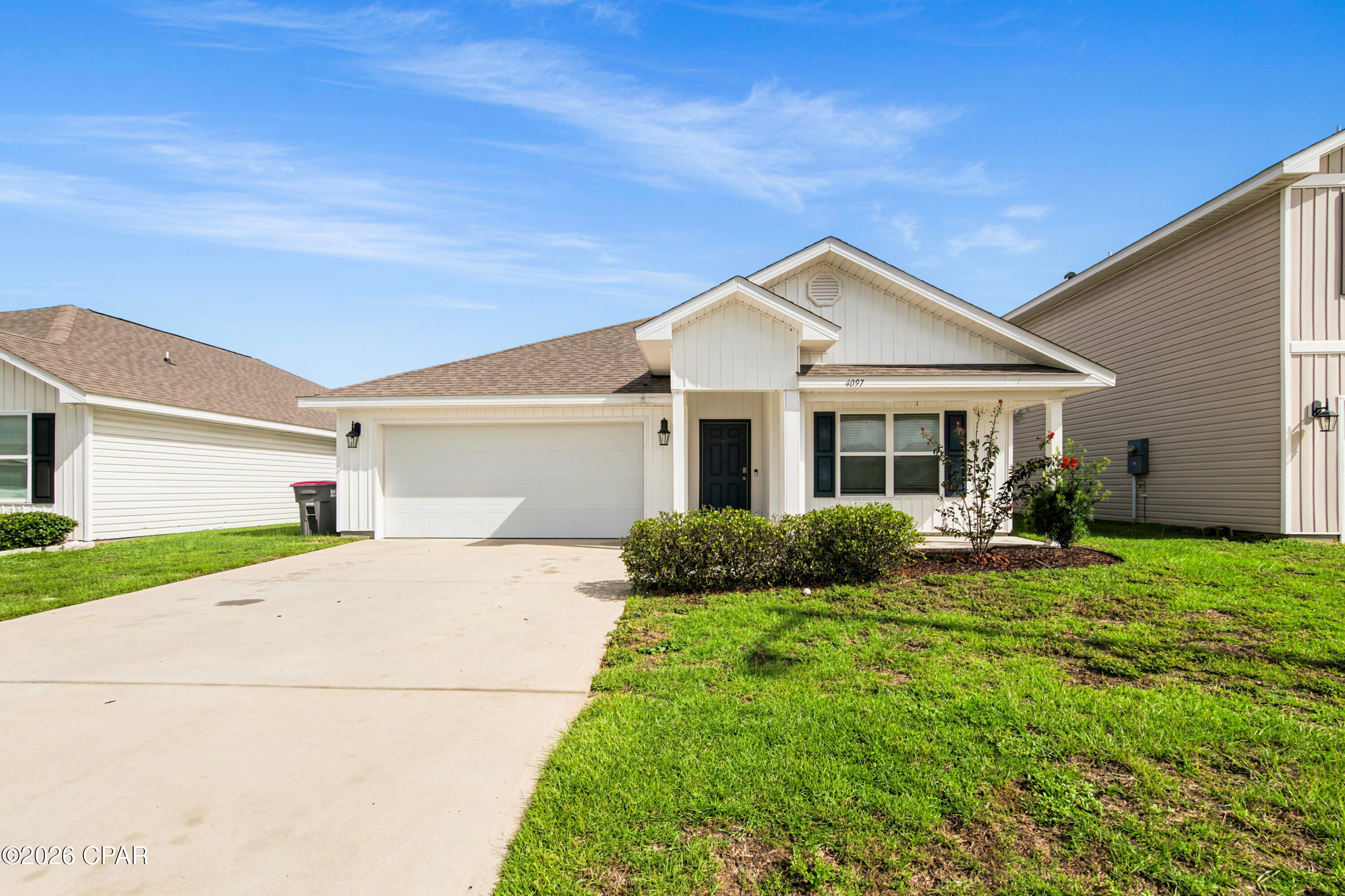 Welcome to this beautiful 4-bedroom, 2-bathroom home in the desirable Brighton Oaks community. *Offering 1,787 square feet of comfortable living space with a split floor plan. 
This home features a bright, open-concept layout, kitchen island, pantry, dual vanity, separate shower & garden tub in master bathroom, walk in closet, covered porches in front and back, and so much more to make this your new home .
The property is NOT located in a flood zone and is conveniently situated near shopping, dining, schools, and everyday amenities.

A wonderful opportunity to make this inviting Brighton Oaks home your own! Call me today for a showing!