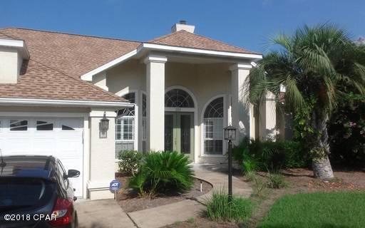 Home located in Palm Bay at the end of a cul-de-sac! This home features landscaping and pool service included in rent. Interior of the home features lead crystal front doors. Walking into the foyer you will see the views of the open floor plan and directly in front of you is the covered patio and the very large in-ground swimming pool. Wood floors cover the home, except in the bedrooms, and to the right is an extra living area/space and to the left is the formal dining area. The kitchen appliances are stainless steel and there is a wine refrigerator located in the laundry room along with built-in cabinets for extra storage. The great room features 10 & 12-foot ceilings, a gas fireplace, crown molding, and built-in shelves. One of the bathrooms has an extra door accessing the pool and the m Home located in Palm Bay at the end of a cul-de-sac! This home features landscaping and pool service included in rent. Interior of the home features lead crystal front doors. Walking into the foyer you will see the views of the open floor plan and directly in front of you is the covered patio and the very large in-ground swimming pool. Wood floors cover the home, except in the bedrooms, and to the right is an extra living area/space and to the left is the formal dining area. The kitchen appliances are stainless steel and there is a wine refrigerator located in the laundry room along with built-in cabinets for extra storage. The great room features 10 & 12-foot ceilings, a gas fireplace, crown molding, and built-in shelves. One of the bathrooms has an extra door accessing the pool and the master bedroom has a door that opens to the covered patio. Home features an outdoor living space that is the highlight of the large fenced in yard.