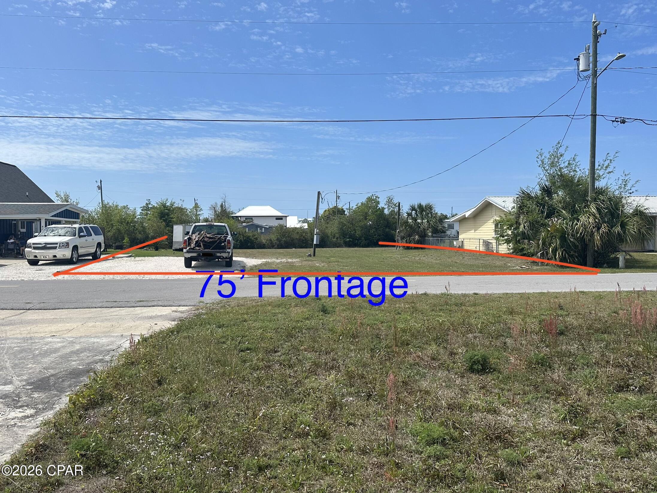 Exceptional vacant lot in Mexico Beach - your coastal paradise awaits.

Discover an incredible opportunity to own a vacant lot in Mexico Beach, Florida, where you can build your ideal coastal retreat. This buildable beach lot is perfectly suited for a primary residence, vacation home, or income-producing short-term rental property along the highly desirable Gulf Coast.

Spanning approximately 7,500 square feet (0.17 acres) with dimensions of 75 by 100 feet, this cleared and level lot is truly build-ready, offering ample space for a home, garage, parking, and outdoor living. Located in Flood Zone X, where flood insurance is typically not required, the property provides added peace of mind and long-term value. It features access from a city-maintained paved road, is conveniently located near US Highway 98, and has no HOA restrictions, allowing flexibility in your building plans.

Zoned R-1, the property allows for single-family detached homes and accessory structures such as a garage or shed. Short-term rentals are permitted in Mexico Beach, subject to local regulations, making this an excellent opportunity for those seeking a vacation rental investment. Build a custom beach cottage, an elevated two-story home with potential Gulf views, or a high-end coastal getaway tailored to your vision.

The house next door has added pebbles to their driveway area and, with the seller's permission, has occasionally used a small portion of this property for additional parking. This was simply a neighborly agreement, and there are no encroachment issues associated with the property.

Enjoy a prime location within walking distance to multiple public beach access points, offering easy access to the sugar-white sands and emerald waters of the Gulf of Mexico. Nearby dining and shopping include local favorites such as Killer Seafood, Mango Marley's, and Shell Shack. Outdoor enthusiasts will appreciate the close proximity to parks, playgrounds, pickleball courts, and the scenic walking and biking path along Highway 98. Boating and fishing opportunities are abundant with easy access to public boat ramps, marinas, and the Mexico Beach Pier.

Conveniently located just 10 minutes from Port St. Joe, 35 minutes from Panama City, and approximately 1 hour and 15 minutes from Northwest Florida Beaches International Airport, this property offers both tranquility and accessibility.

Mexico Beach is known as one of the last true ''Old Florida'' beach towns, offering a peaceful, walkable, and community-oriented atmosphere. With no high-rise development, pet-friendly beaches, and a welcoming local vibe, it remains a hidden gem along the Gulf Coast. Whether you are looking to build your forever home, a second home, or invest in a growing coastal market, this property presents an exceptional opportunity.

Owned by the same family since the early 1950s, this special property is ready for its next chapter--offering you the chance to create lasting memories in one of Florida's most beloved coastal communities.