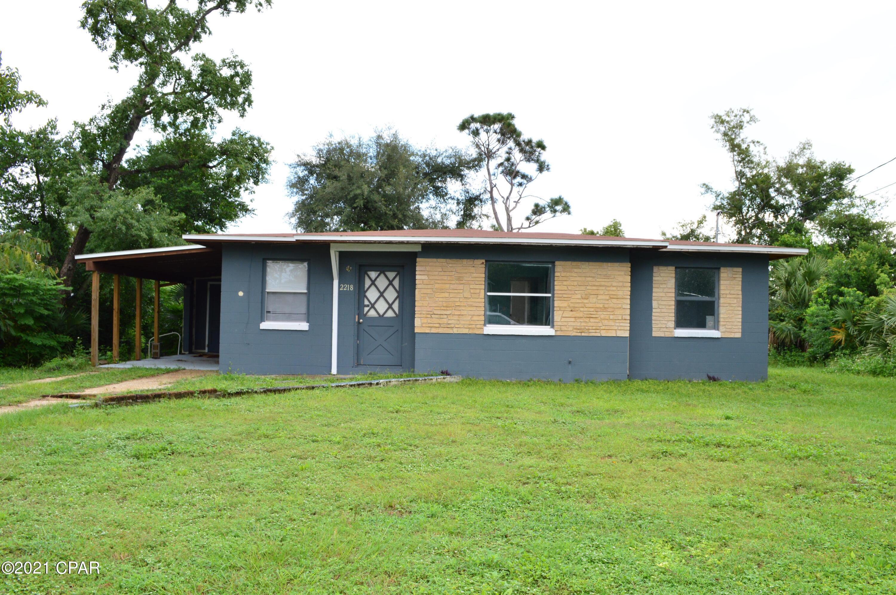 New Roof on this 3BR/1BA home in the Edgewood Subdivision in Panama City.  This home needs some TLC and updating, but it would make a great investment property or first-time home for a handy couple!  The location is excellent as you are right around the corner from shopping, schools, dining, medical facilities and so much more!  Being sold AS-IS.  All info is approx and must be verified by Buyers if important.