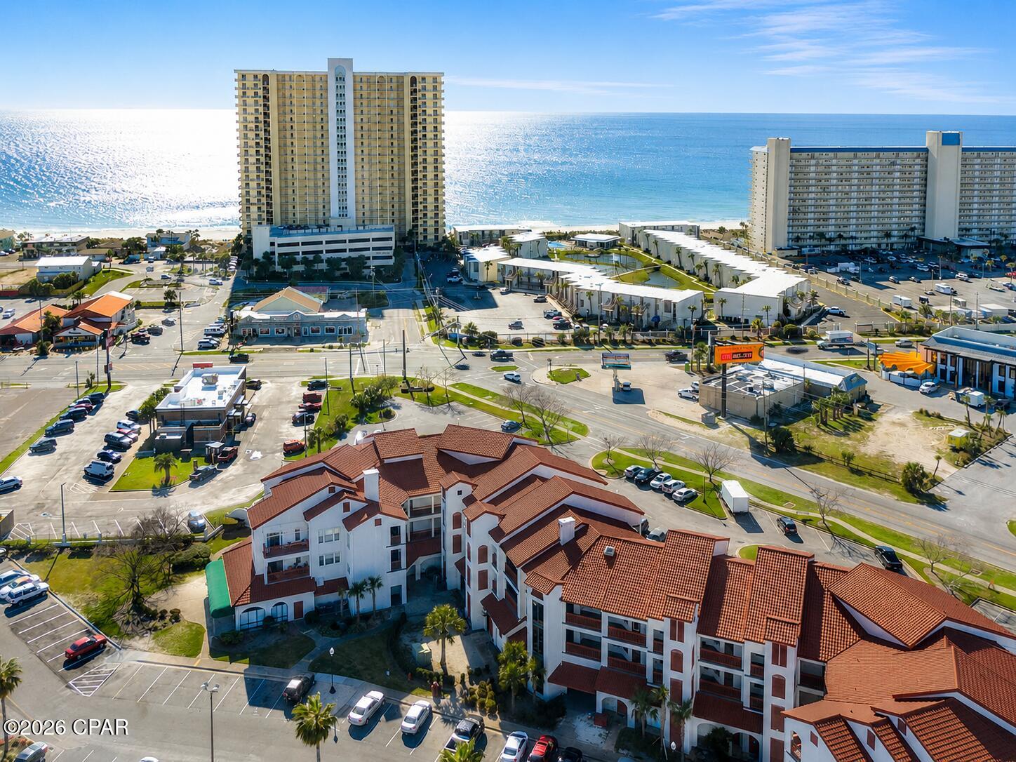 Affordable Panama City Beach condo with boating access, beach access, and short-term rental potential! This fully furnished, turnkey studio at Plazas of St. Thomas offers a unique combination of beach and boating lifestyle in Panama City Beach, Florida. The unit features a King bed, kitchenette, full bath, coastal décor, and a large closet with additional storage. Owners and tenants can enjoy on-site boat docking and boat-trailer parking on a first-come, first-served basis, with the community lagoon providing water access to the bay and Gulf. Community amenities include Security Code-Gated Entry, in-ground swimming pool, sauna, clubhouse, fire pit, secured open parking, and boat dock. Conveniently located near Panama City Beach restaurants, shopping, entertainment, and just a short walk to Public Beach Access 24 and the white-sand beaches of the Gulf. Whether you're looking for an affordable PCB vacation property, second home, short-term rental investment, or coastal getaway with boat access, this furnished condo offers a compelling opportunity to own in Panama City Beach.