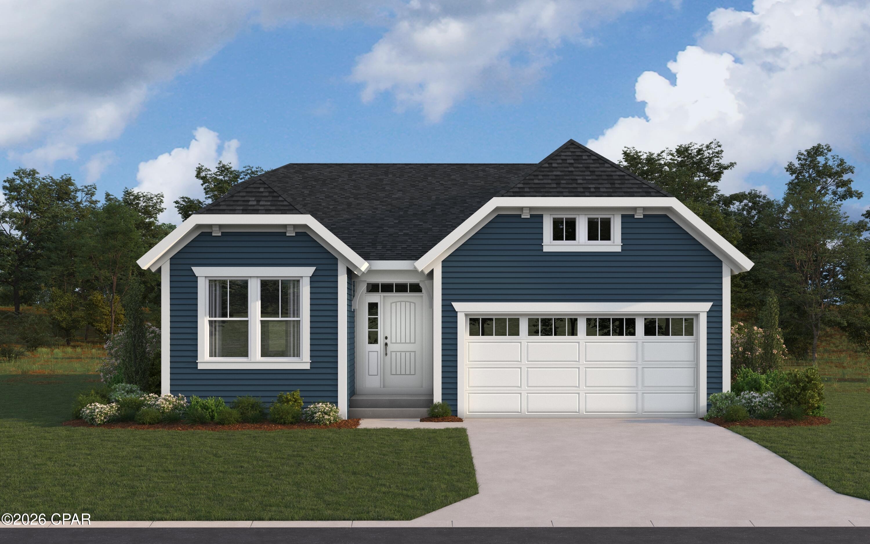 New construction by Fischer Homes in the beautiful Breakfast Point East community, featuring the stunning Amelia design. This unique plan offers 4 bedrooms and 3 full baths. The expansive family room is the perfect gathering space. Spacious open kitchen with a large island and walk-in pantry connects to the morning room, that walks out to the patio. The owner's suite features a spacious private bath and walk-in closet. The spacious 2-bay garage completes this exceptional home.