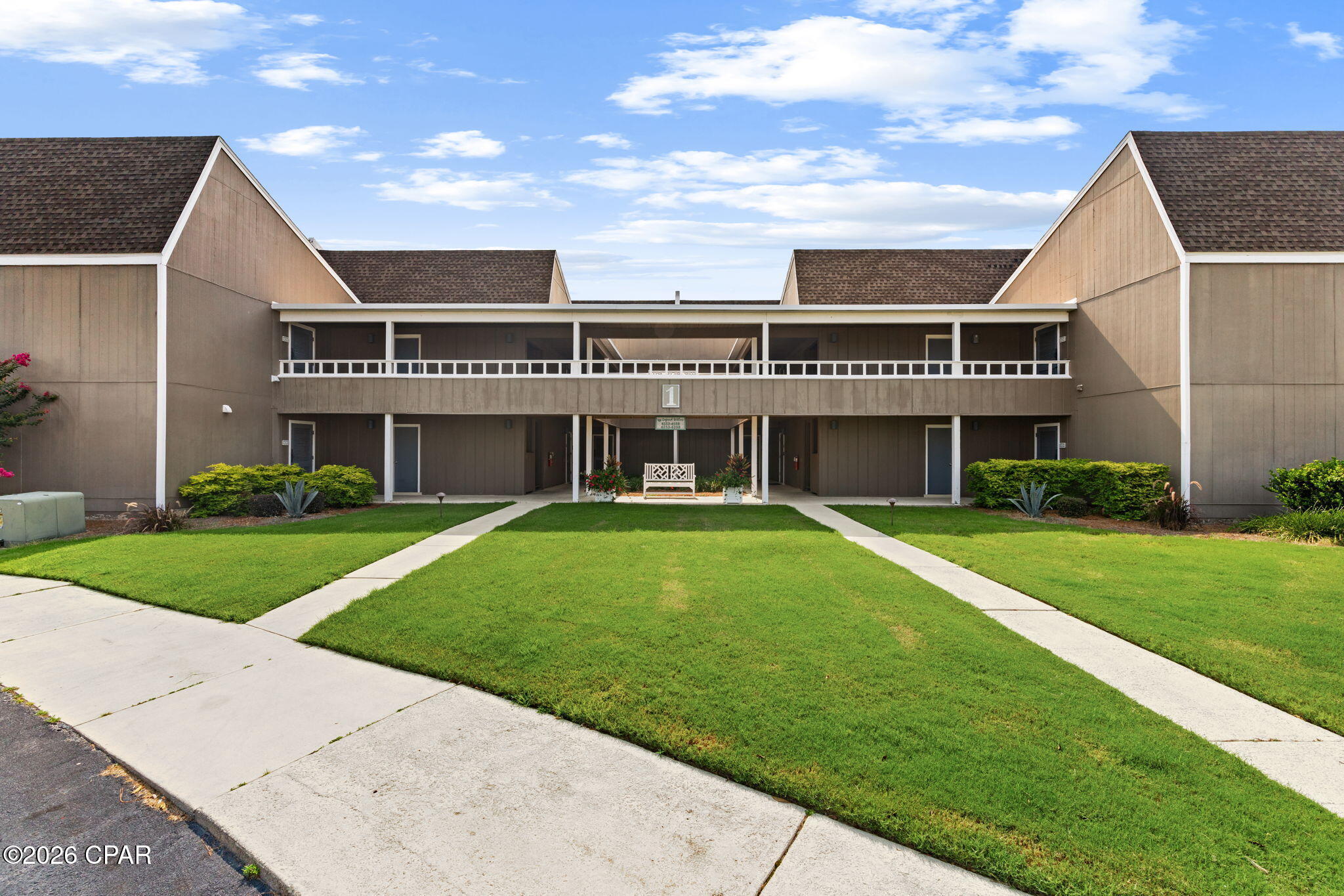 Look! It your own slice of paradise in the prestigious gated community of Bay Point! This beautifully updated first-floor, one-bedroom, one-bath condo offers the perfect combination of comfort, convenience, and resort-style living.

Since Hurricane Michael, this condo has seen numerous major upgrades, including new impact-rated sliding glass doors and windows, a new roof, and a new HVAC system installed in 2020, providing added peace of mind for years to come. Inside, you'll find a stylish, modern interior featuring luxury vinyl plank flooring, updated cabinetry, granite countertops, recessed lighting, and a beautifully renovated bathroom.

Step outside and enjoy tranquil views of the sparkling pond and the first hole of the renowned Jack Nicklaus Signature Golf Course. Whether you're sipping your morning coffee or relaxing after a day at the beach, the peaceful setting is sure to impress.

Bay Point is one of only a handful of gated communities on this end of Panama City Beach and offers 24-hour roving security, beautifully maintained grounds, and a golf cart-friendly lifestyle. Grab a bite to eat or unwind with friends at the on-site Neon's Bar & Grill, or take advantage of the nearby South Point Marina on Grand Lagoon for boating and waterfront adventures.

Whether you're searching for a second home, a weekend retreat, or your own personal beach getaway, this fully furnished move-in-ready condo offers an exceptional opportunity to enjoy the Florida lifestyle in one of Panama City Beach's most sought-after communities.