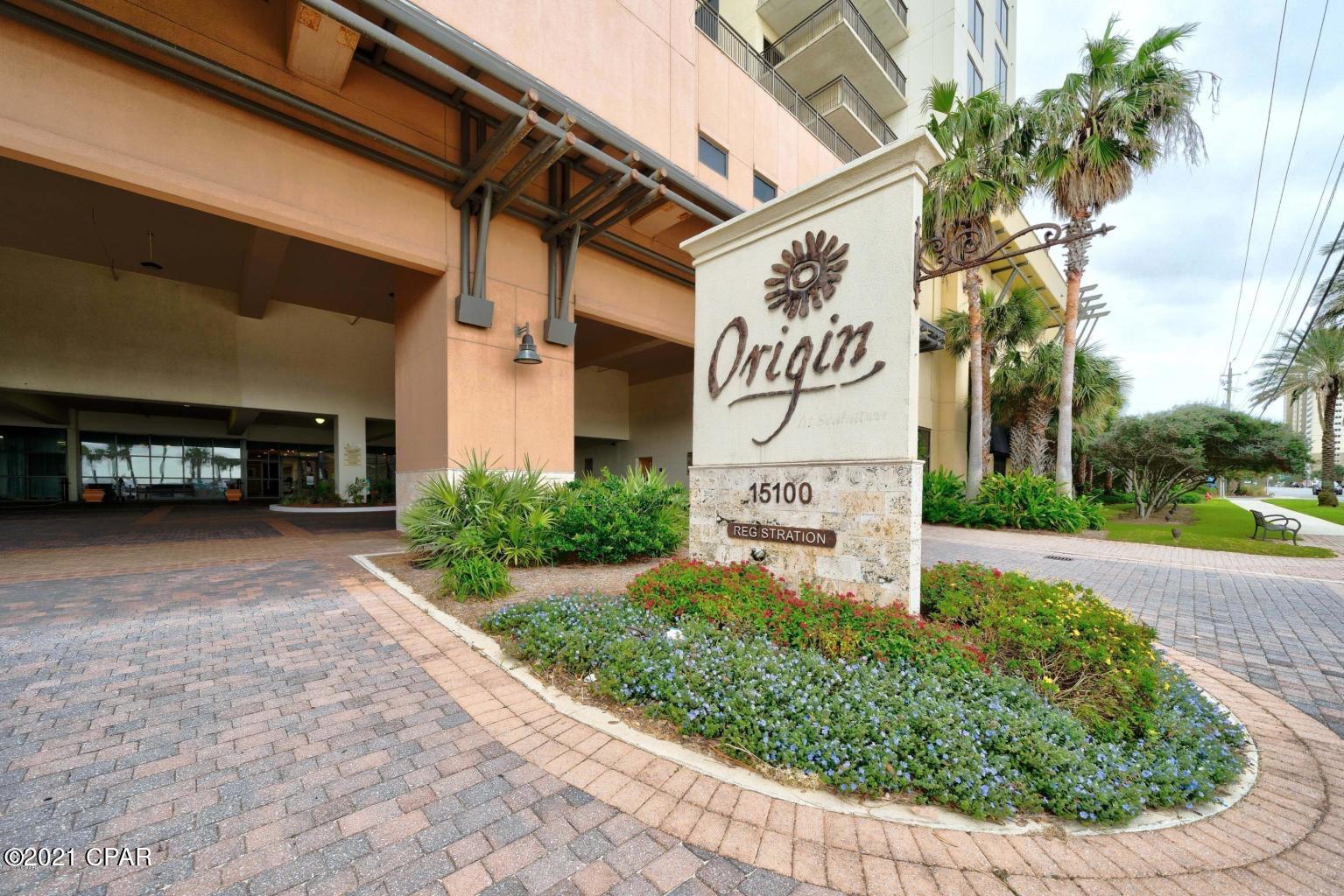 This Origin  one bedroom, one bath condo has a West view of the Gulf and is perfect for wave watching and experiencing fabulous Panama City Beach sunsets.  It is in a very desirable  location,  1 mile East of Pier Park located near Sharkey's Oceanfront Restaurant and Hang Five Beach Bar and Grill. 

Your guests will love the Origin amenities including; private beach access, a heated swimming pool, a hot tub, workout room, game room and movie theater. Origin also has 2 grilling areas and Sunrise & Sunset decks.  

The unit is the very popular 1B plan and is fully furnished and turn key. This unit stays booked!  The owners are willing to transfer the reservations to the buyer.