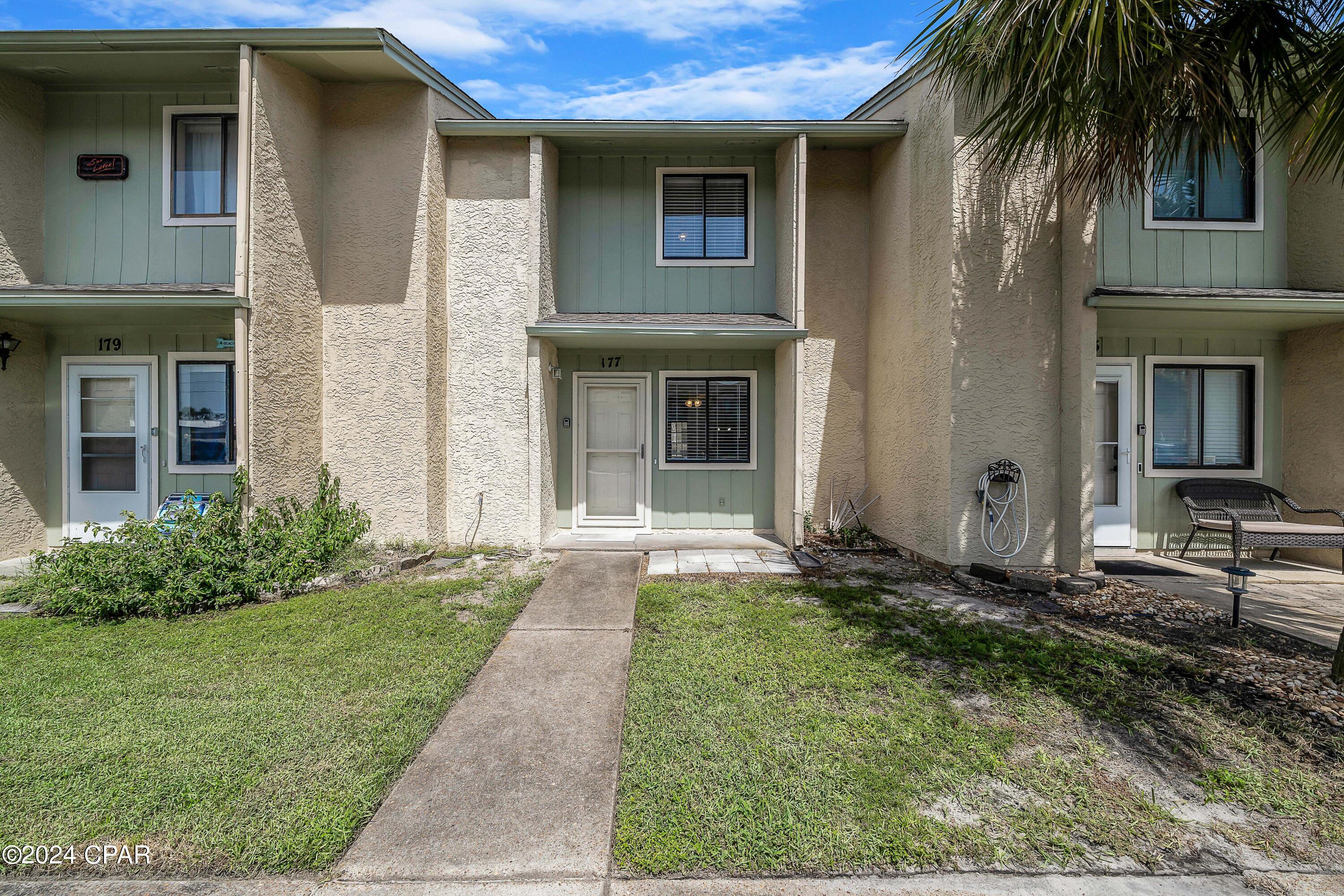 Beautiful 2 bedroom, 1.5 bathroom townhouse in sought after Gulf Highlands Beach Resort. Turn Key! Would be a great primary residence, 2nd home or investment property. The laundry room is inside, off the kitchen. The property is in Flood Zone X, so flood insurance is not required. Gulf Highlands is a gated community with 11 swimming pools, (5 heated), 4 tennis courts, a 2 acre putt putt golf course, shuffle board courts and Club House with a pool on the beach. Low HOA fees, Long and short term rentals allowed.