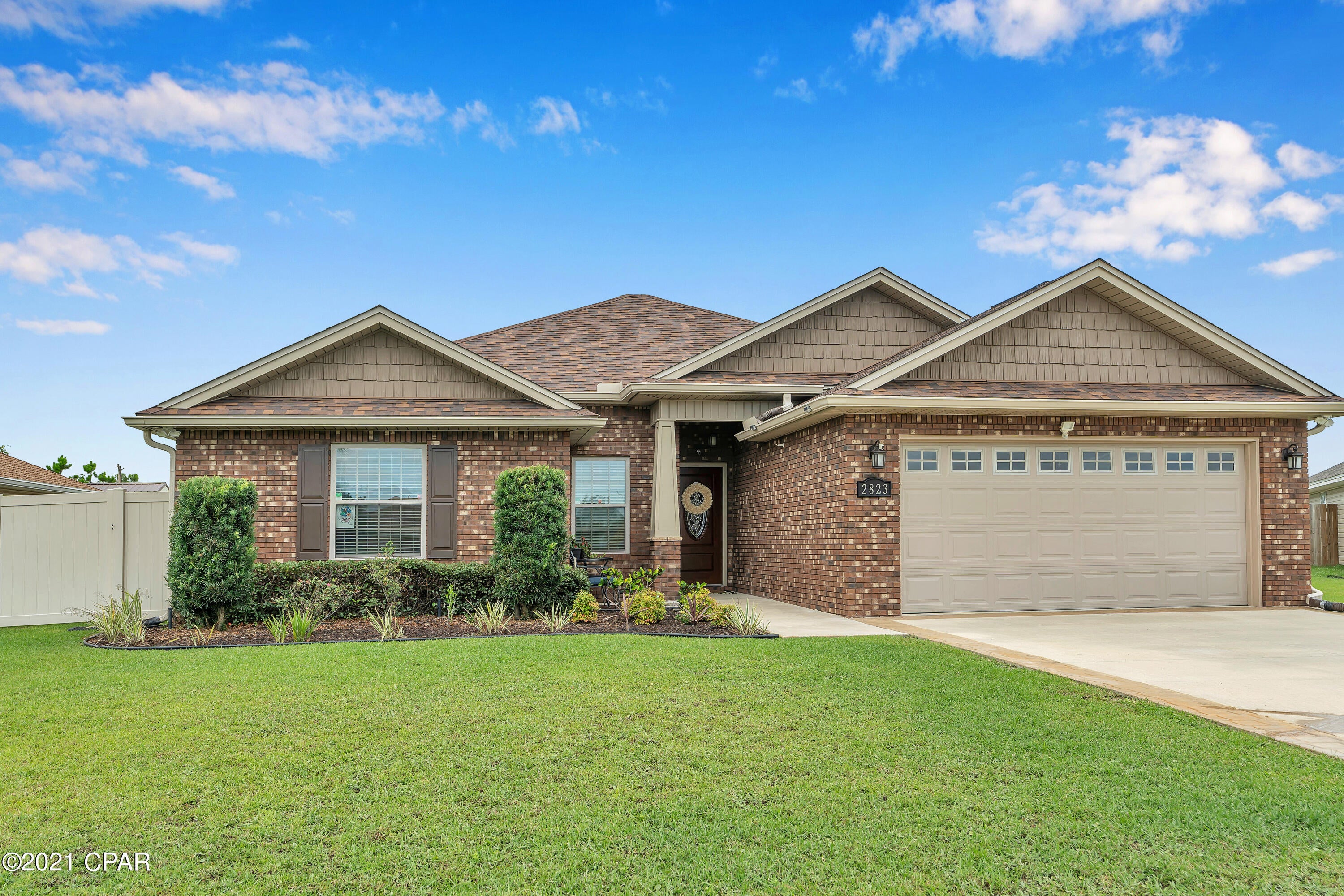 This 4 bed/2 bath home features an open floor plan with 10'ceilings throughout the Foyer, Front bedroom/Office. Solid-wood crown molding in every room.

Boxed ceilings in Master Bedroom and Dining Room. The kitchen includes custom-built Beechwood cabinets with Granite countertops and cultured marble in bathrooms. Stainless steel appliances.

This home has a finished garage with attic storage. Covered rear porch, shallow well for the sprinkler system. Recently repainted interiors as well. 

Premium Owens Corning Duration roof with Ice and water barrier on ENTIRE deck and still under warranty. New gutters and extended concrete slab for entertaining. Huge back yard with a new 16x10 storage shed with finished floors. Vinyl fence with double gate to allow RV/boat storage In the back yard.