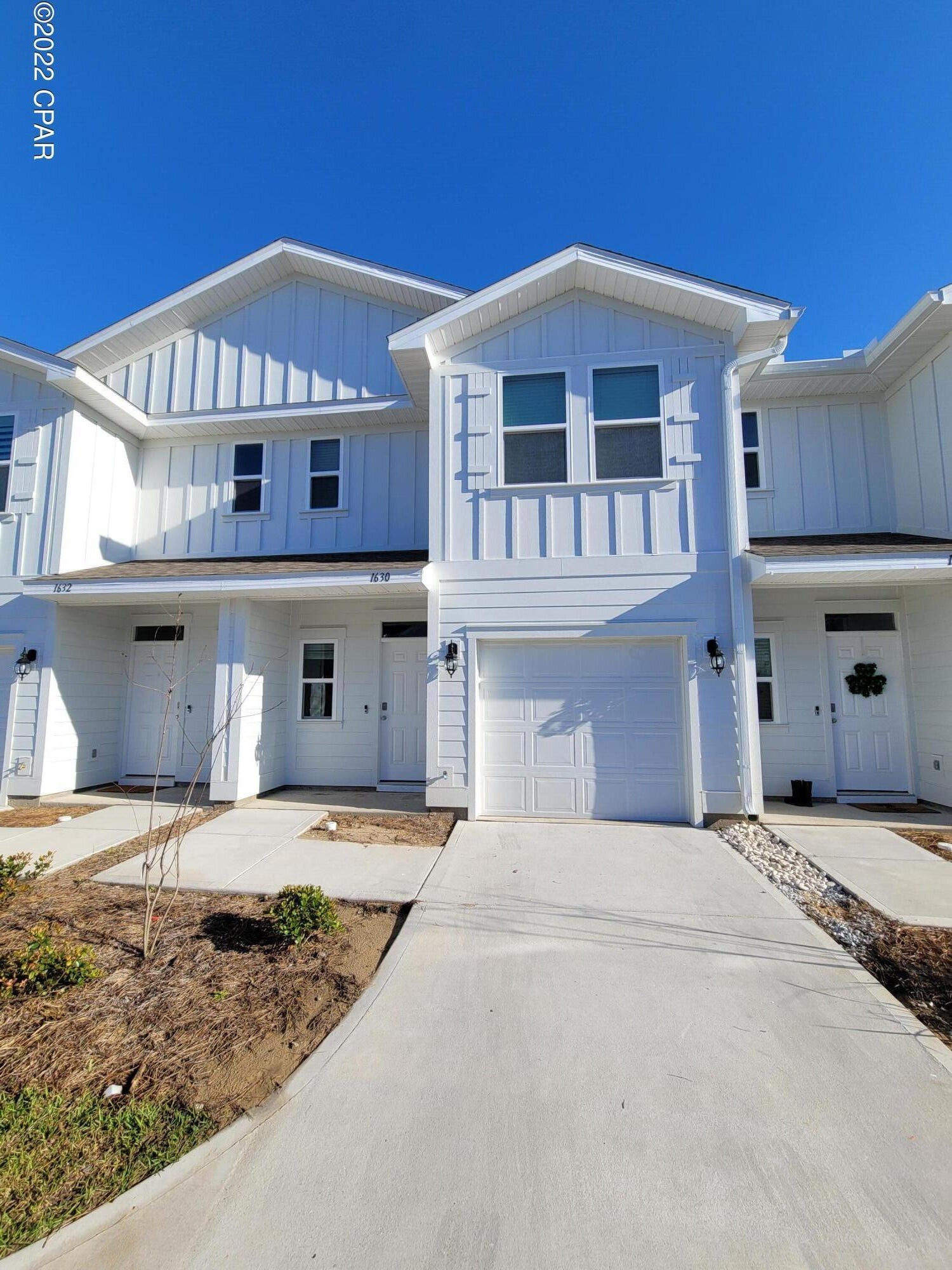 Landin's Landing!  Lynn Haven! 3 BR 2.5 BA with 1 car garage.  This home features LVP flooring throughout the common areas and carpet in the upstairs and bedrooms.  This home is a SMART HOME and features stainless appliances, glass top stove, granite counter tops with ivory colored shaker style cabinetry, breakfast bar, open floor plan and laundry closet with W/D hookups.  ALL ELECTRIC!  LAWN SERVICE PROVIDED!

1 small dog under 20 lbs. with $250 Pet Dep/$50 Pet Fee/$25 per month pet rent.