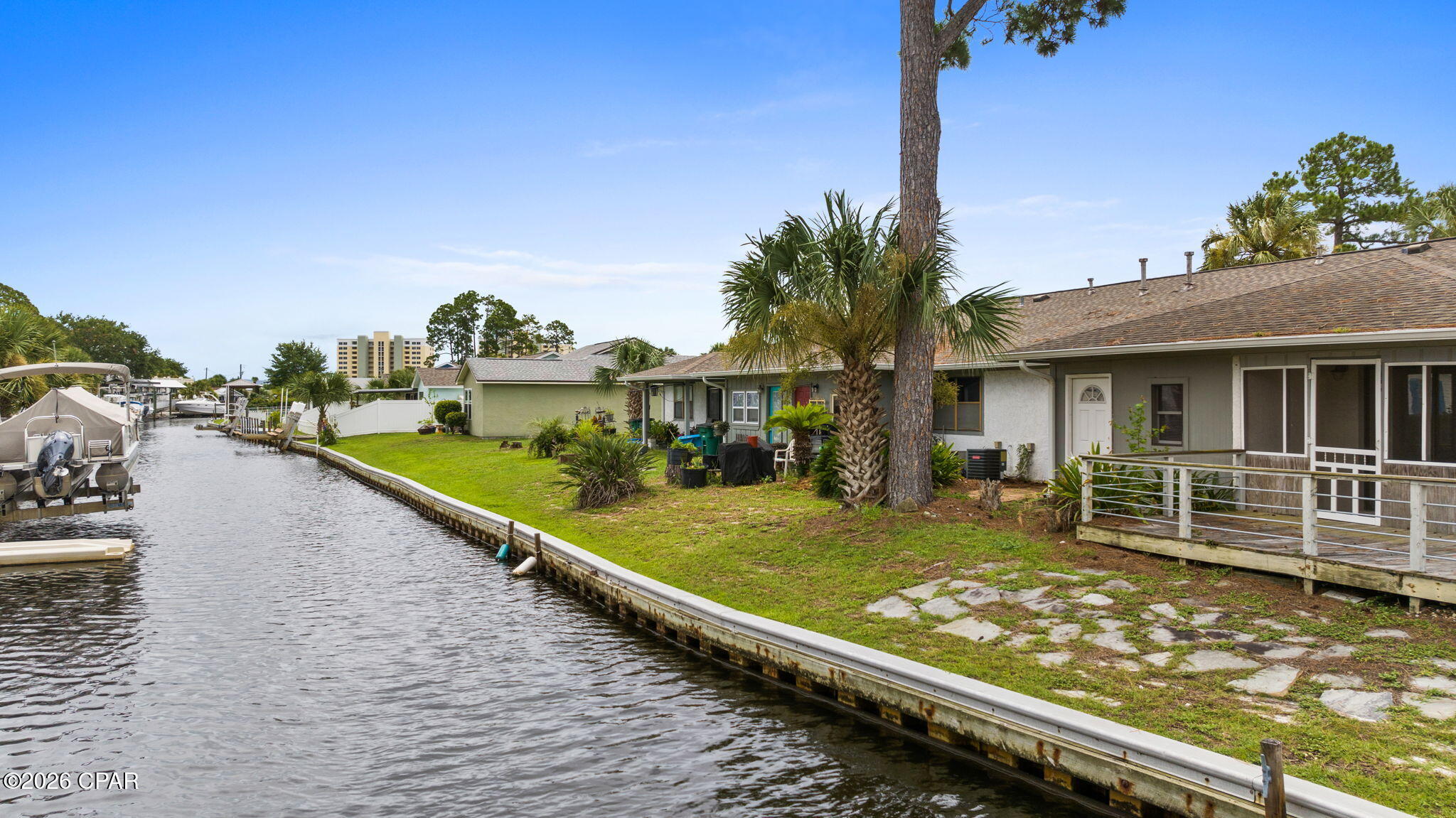 **NEW PRICE $199,900 | WATERFRONT | DIRECT GULF ACCESS | BRING YOUR BOAT!**

Now offered **under $200,000!** Discover waterfront living at **6568 Harbour Boulevard** in the gated Harbour Towne community of Panama City Beach. This updated one-bedroom townhome combines modern interior improvements with **direct canal access to the Gulf of Mexico and the ability to add a private boat lift**, subject to applicable HOA requirements and permitting.

Inside, you'll find new tile flooring throughout, updated kitchen appliances, new kitchen cabinetry, and new bathroom cabinetry, creating a fresh, contemporary interior that's ready to enjoy. The flexible floor plan provides additional space for guests, a home office, or expanded living.

Step outside to your waterfront setting and enjoy direct access to the area's waterways. Add a private boat lift and enjoy convenient access for boating, fishing, kayaking, trips to Shell Island, or an evening cruise. The outdoor space offers canal views and an opportunity to enjoy the waterfront setting right from home.

Harbour Towne is a gated community offering **two swimming pools and pickleball courts**, with a community pool conveniently located directly across from the property. **Long-term rentals are permitted**, providing additional flexibility for ownership and investment use.

**PROPERTY HIGHLIGHTS**

• **NEW PRICE -- $199,900**
• Updated one-bedroom waterfront townhome
• Direct canal access to the Gulf of Mexico
• Private boat lift allowed, subject to HOA requirements and applicable permitting
• Waterfront outdoor space with canal views
• Flexible interior space for guests, office, or additional living area
• New tile flooring throughout
• Updated kitchen appliances
• New kitchen cabinetry
• New bathroom cabinetry
• Gated Harbour Towne community
• Two community swimming pools
• Pickleball courts
• Community pool conveniently located directly across from the property
• Long-term rentals permitted
• Convenient Panama City Beach location

**WATERFRONT. GULF ACCESS. UNDER $200K.**
At **$199,900**, 6568 Harbour Boulevard offers an opportunity to own an updated waterfront property with direct Gulf access in Panama City Beach. Bring your boat and discover the Harbour Towne waterfront lifestyle.
