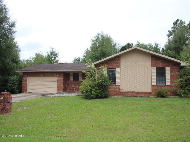 ** PRICE REDUCTION** Neat 3 bedroom 2 bath brick home on nice corner lot in Sunny Hills. There is a golf course near by and several nice lakes. The house has nice features with good design and has a 2 car attached garage. The back yard has privacy fencing and there is a large bearing pear tree and a metal yard building.