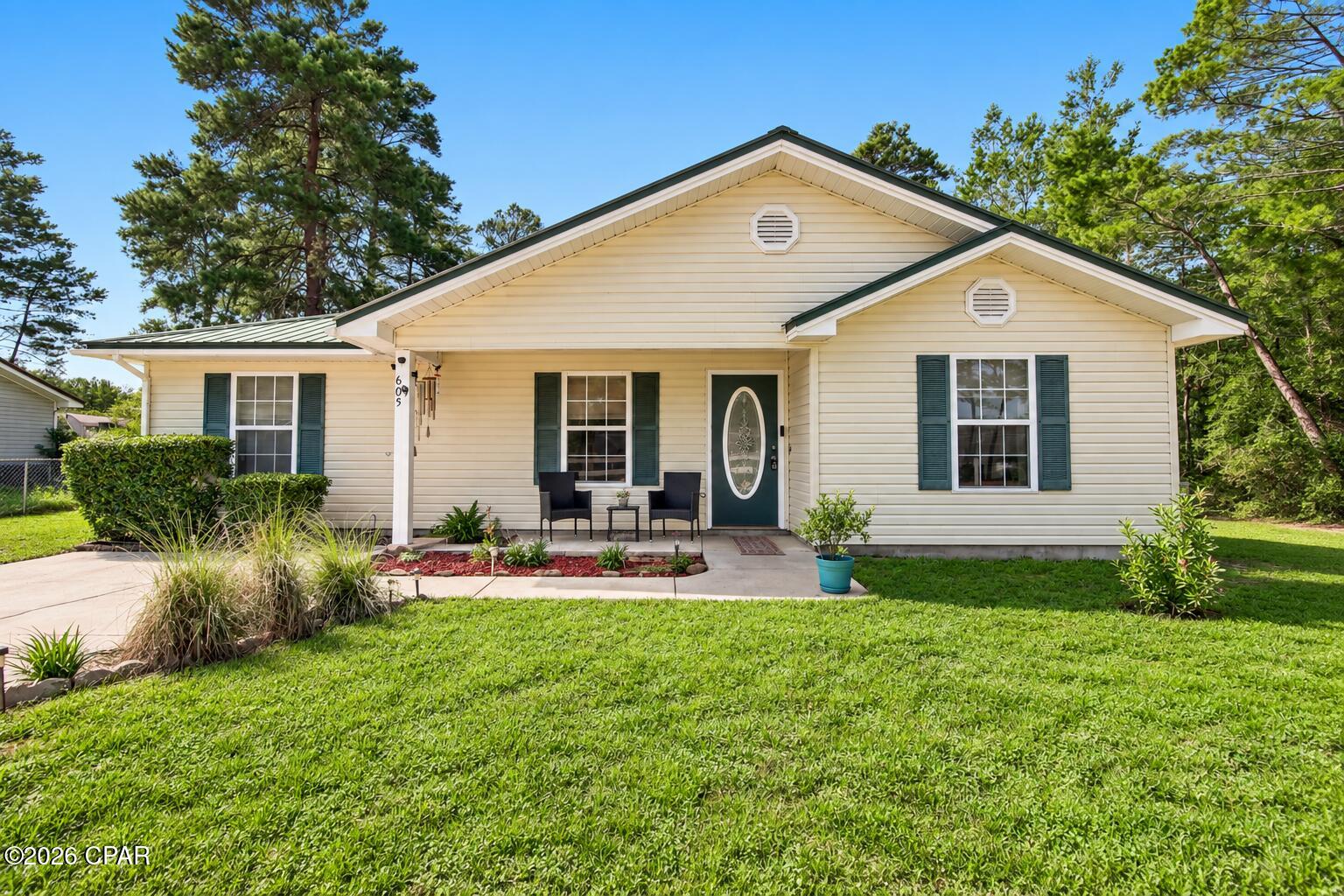 This well maintained home and property offers the charm of small-town living with convenient access to the amenities and destinations that make the Florida Panhandle so appealing. The home has been thoroughly cleaned and prepared for sale, repairs and updates have been made throughout the home. All appliances will convey except washer/dryer. In the kitchen are wooden shelves carefully placed for a wonderful pantry space. The main bedroom has a large walk in closet for use. Wood is available for side/back fence or seller may be able to complete before closing. Behind the home is an extra insulated building that was used for a musician. This building could be reused for extra play space, man cave, shed, or she shed. Completely move in ready and available for a new buyer/family in an established neighborhood.
Carpets have been professionally cleaned, septic has been pumped and inspected, appliances have been updated as needed and all wood rot has already been addressed. Making this a financing dream! Available for all types of financing. 
Enjoy a relaxed setting with straightforward access to major roadways for commutes toward Crestview, Freeport, and Defuniak. Whether you're looking for a primary residence, investment opportunity, or a place to enjoy Northwest Florida's slower pace, this location delivers everyday convenience and a strong sense of community.  Beaver dam is near by that has been restored and has a park to take children for play.
