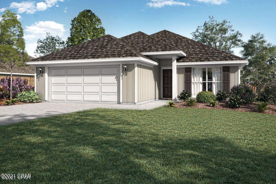 New construction by Truland Homes in the highly desirable Callaway Area! With 3 Bedrooms and 2 Baths, this Denali open floor plan home is a must-see, with a stunning interior featuring 10' high ceilings in the main living areas and a 9' tray ceiling in the master suite. Luxury Vinyl Plank floors, granite countertops, and so much more are found throughout the home. The exterior boasts of Hardi Board on all four sides, Tankless Gas Water Heater, and a completely landscaped yard with a sprinkler system. Offering added innovative technology and convenience, this home is equipped with a SMART Things hub, a Ring security doorbell, a Samsung tablet, and a Nest energy-efficient thermostat. Conveniently located to shopping, recreational parks, schools, and Tyndall Air Force Base. Make Park Place your new address.
Estimated Completion is October