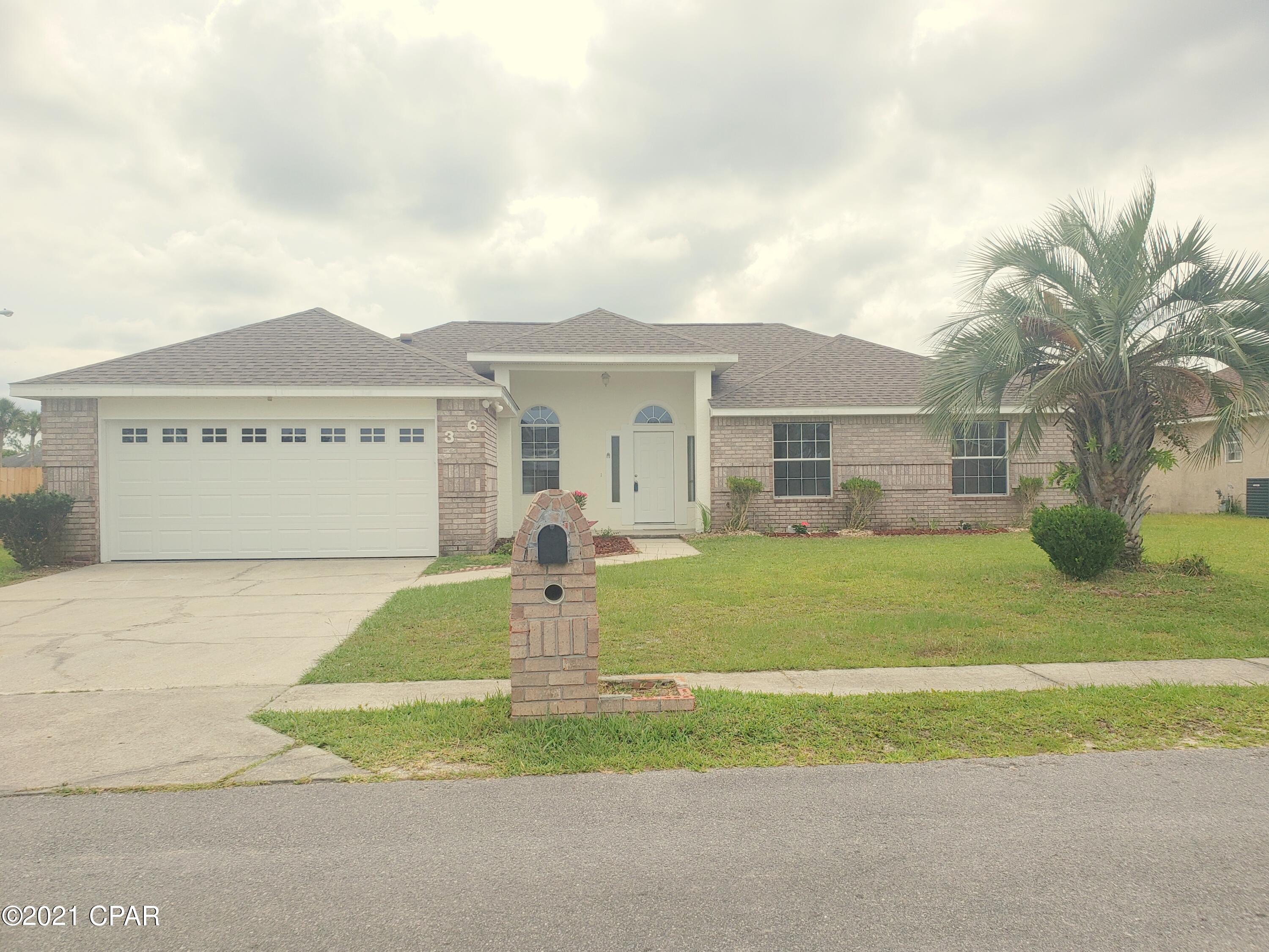 Total Renovated 4Bd/2Ba! Everything is New throughout.  Split Bedroom. Stainless Steel Appliances  w/ Plenty of Cabinet Space.  Double Vanity Master Bath w/ Walk-In Closet. New Privacy Fence on Large Corner Lot. Coverd Back Patio. Termite Bond. Quiet Neighborhood Close to Tyndall AFB.  Offers will be accepted until 6/23/21 @5pm.