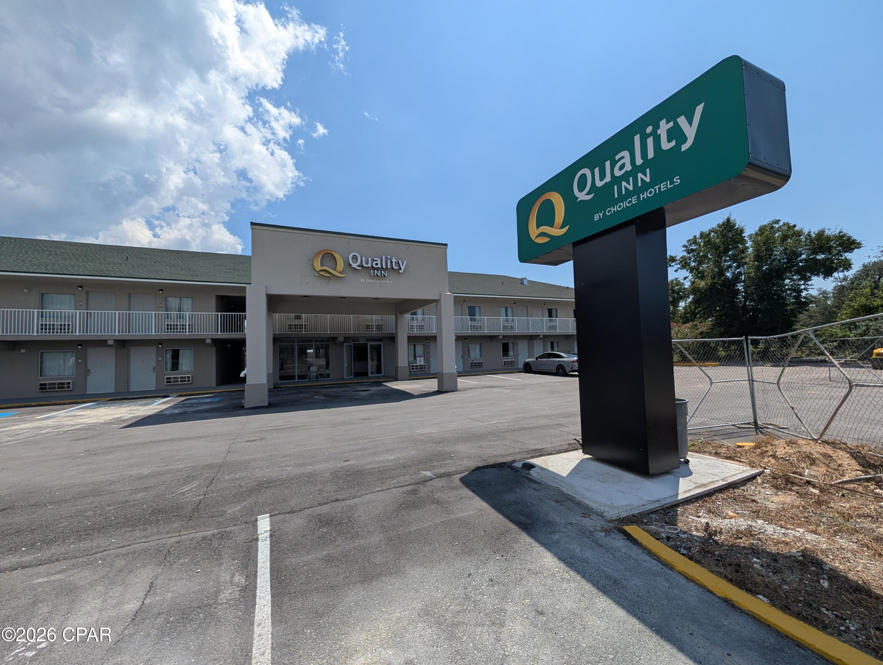 Property has been re-built from the ground up; so everything is brand new even the parking lot. This opportunity is about 95% complete. The asking price is about half of the true value. 90 rooms and another 6 or so comprising of the Lobby, Electrical, Washer and Dryer area etc. All of the furniture is in and the TV's are hung. It was formerly known as The Labrisa Inn. It is located just down the street from the new Tyndall Air Force Base. More pics and drone footage coming soon...