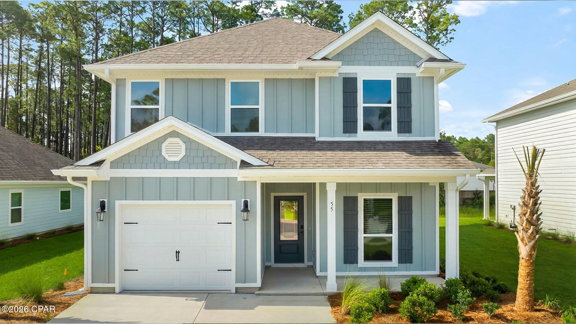 Welcome to 346 Robinson Bluff Road at Colonial East in Panama City Beach, Florida. This pre-construction homesite is located at the end of the street in a cul-de-sac, This property will be developed with the Alabaster floorplan and built to current design standards and specifications. Buyers may have the ability to personalize select finishes depending on the stage of construction. Estimated completion timelines and build details available upon request.  

The Alabaster floor plan offers a perfect blend of elegance and relaxation, ideally suited for those in search of an exquisite second home or a serene vacation retreat. With two stories, this home has four bedrooms, 3.5 well-appointed bathrooms, and the convenience of a single car garage. As you step through the inviting covered entry you enter a graceful foyer that flows seamlessly into an elegant dining area, setting the stage for memorable family gatherings. 

The heart of the Alabaster features an open-concept kitchen and family room, where a spacious center island, ample pantry, and abundant cabinetry invite culinary exploration and effortless entertaining. Interior design features of this home include EVP flooring throughout, elegant quartz countertops, tile backsplash in the kitchen and stainless-steel appliances. Tranquility defines the main-level primary suite, complete with a luxe ensuite bath featuring a dual sink vanity, an oversized shower, and a spacious walk-in closet. 

Venture upstairs to discover a versatile living space that is ideal for media enjoyment or as an additional lounge space--flanked by three additional bedrooms. Each additional bedroom has been designed with spacious closets and two share a bath while the fourth bedroom has a private ensuite bathroom. Added conveniences include a substantial main-level laundry room with provisions for full-size appliances and a discreetly located powder room near the foyer.