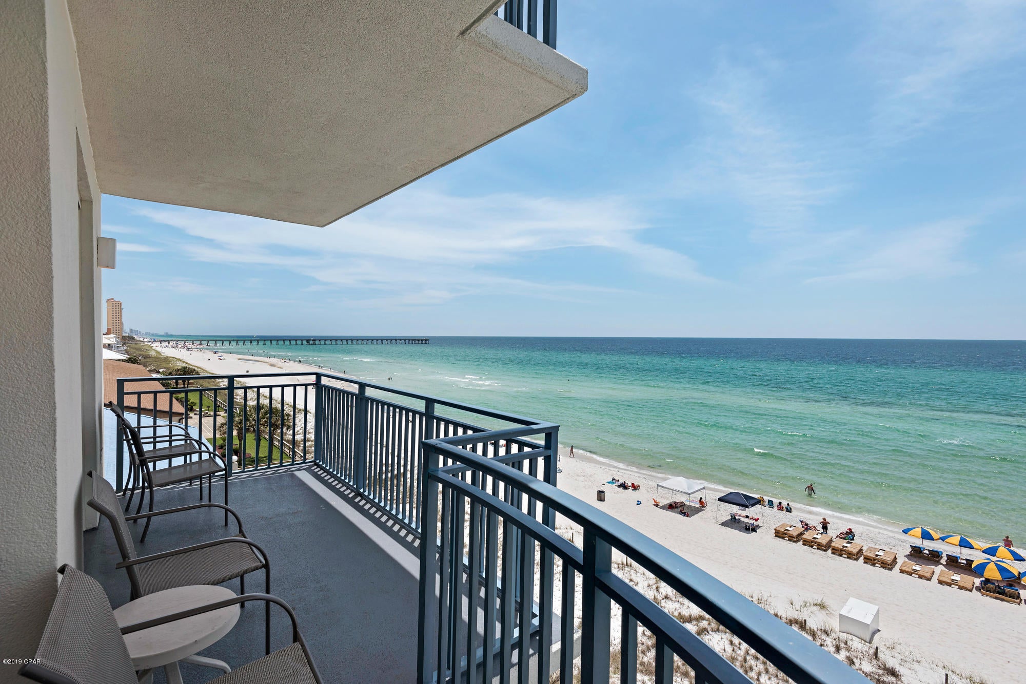 Sterling Breeze 401 perfect condo for investors or buyers looking for a vacation home on the world's most beautiful beaches. This pristine 3 BR 3 Bath condo is tastefully decorated, and has all the amenities including tile flooring, a grill on the balcony and the only floor plan in the building with a storage space in the hallway outside the condo. The pictures are professionaly done but hardly do justice to this beautiful condo. Located a short walk from Pier Park, this property will attract many guests to help support your investment in a growing and dynamic area in Panama City Beach. Sterling Breeze has world-class amenities include a grand lobby, Gulf front pool and whirlpool spa with infinity edges, poolside wine bar, outdoor lounge and very useful exercise room overlooking the beach