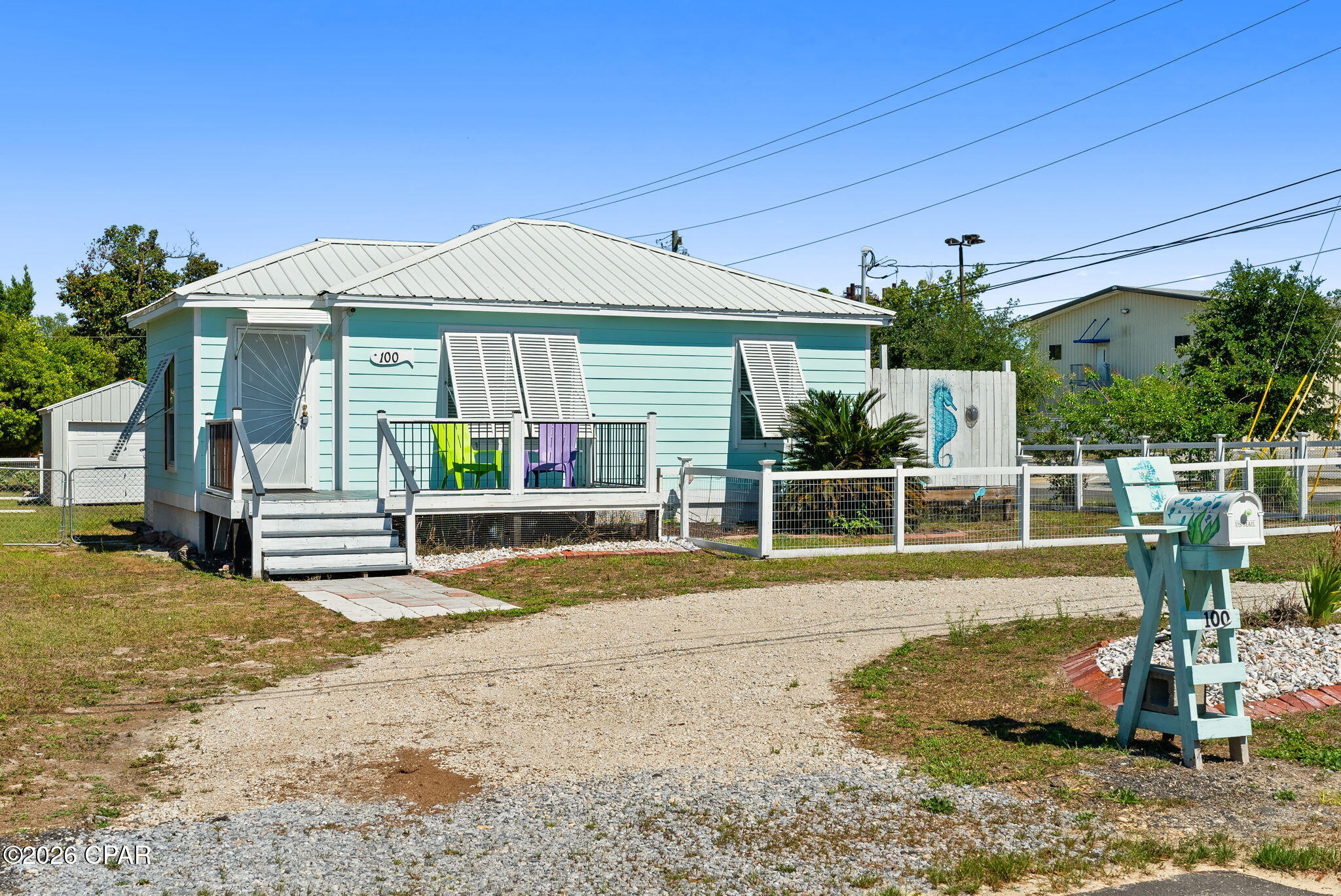 HUGE PRICE REDUCTION!
MOVE IN READY HOME!
Welcome to coastal charm and opportunity at 100 N Church Ave in Panama City! This freshly painted and absolutely adorable Florida cottage sits on a desirable corner lot just steps from the water, offering the perfect blend of lifestyle and investment potential. Built in 1950 and thoughtfully maintained, this 2-bedroom, 1.5-bath home features 926 square feet of inviting living space with timeless character and durable construction.
As you arrive, you're greeted by an open front porch that faces the water--an ideal spot to enjoy morning coffee while overlooking the nearby marina. Boating enthusiasts will love being just 0.1 miles from a public boat ramp, making it incredibly easy to get out on the water at a moment's notice. This location places you right in the heart of a thriving boating community.
Inside, the home offers a functional layout with cozy living spaces and plenty of natural light. The kitchen is equipped with a gas stove, and the home also features a gas tankless water heater for added efficiency and on-demand hot water. Step out back to a large covered porch overlooking the fully fenced backyard--perfect for entertaining, relaxing, or storing your outdoor gear. The property also includes a detached one-car garage, ideal for boat storage, a workshop, or additional storage space.
This home is built with longevity in mind, featuring pier and beam construction, durable Hardie board siding, a metal roof, and Carolina shutters throughout--providing both charm and added protection. City water and sewer services add to the convenience.
Whether you're looking for a primary residence, a second home, or an income-producing property, this one checks the boxes. With its prime location and proximity to the water, this home offers excellent short-term rental potential (buyer to verify local regulations).
Conveniently located approximately 6 miles to Tyndall Air Force Base, 10 miles to downtown Panama City, 18 miles to Panama City Beach and Pier Park, and about 20 miles to Northwest Florida Beaches International Airport (ECP), you're never far from work, travel, dining, and entertainment.
Don't miss your chance to own a piece of Old Florida charm with modern-day possibilities!