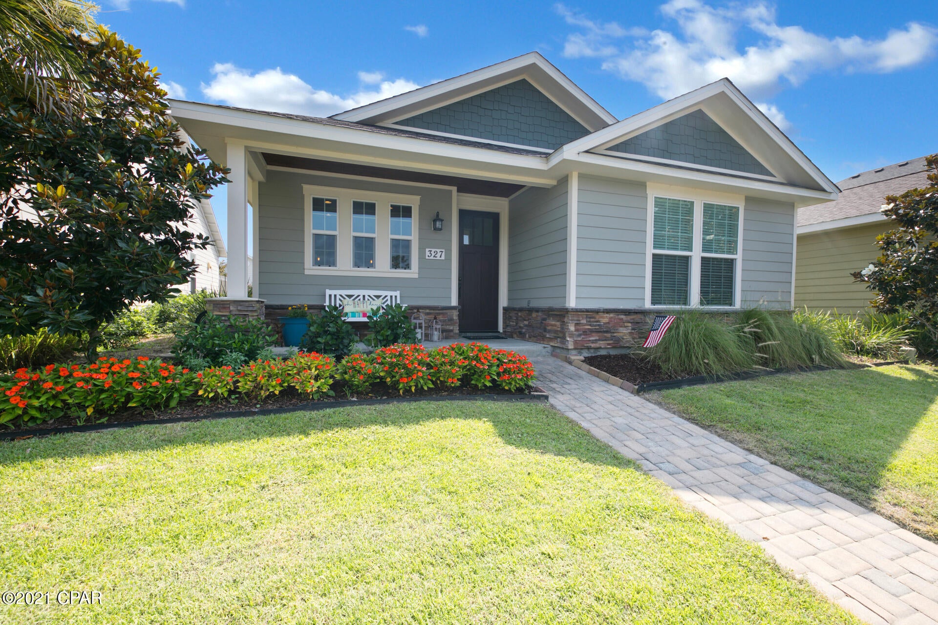 Beautiful 3 bed and 2 bath home located on the west end of Panama City Beach in the great neighborhood of Turtle Cove. This custom built home was constructed in 2018 and features quartz counter tops and a tankless hot water heater system. Very desirable location on Lake Powell that is only 2 miles from Rosemary Beach. Great shopping and restaurants at Pier Park are only 3.5 miles to the west also. Turtle Grove has low HOA fees and a great community pool with hot tub.