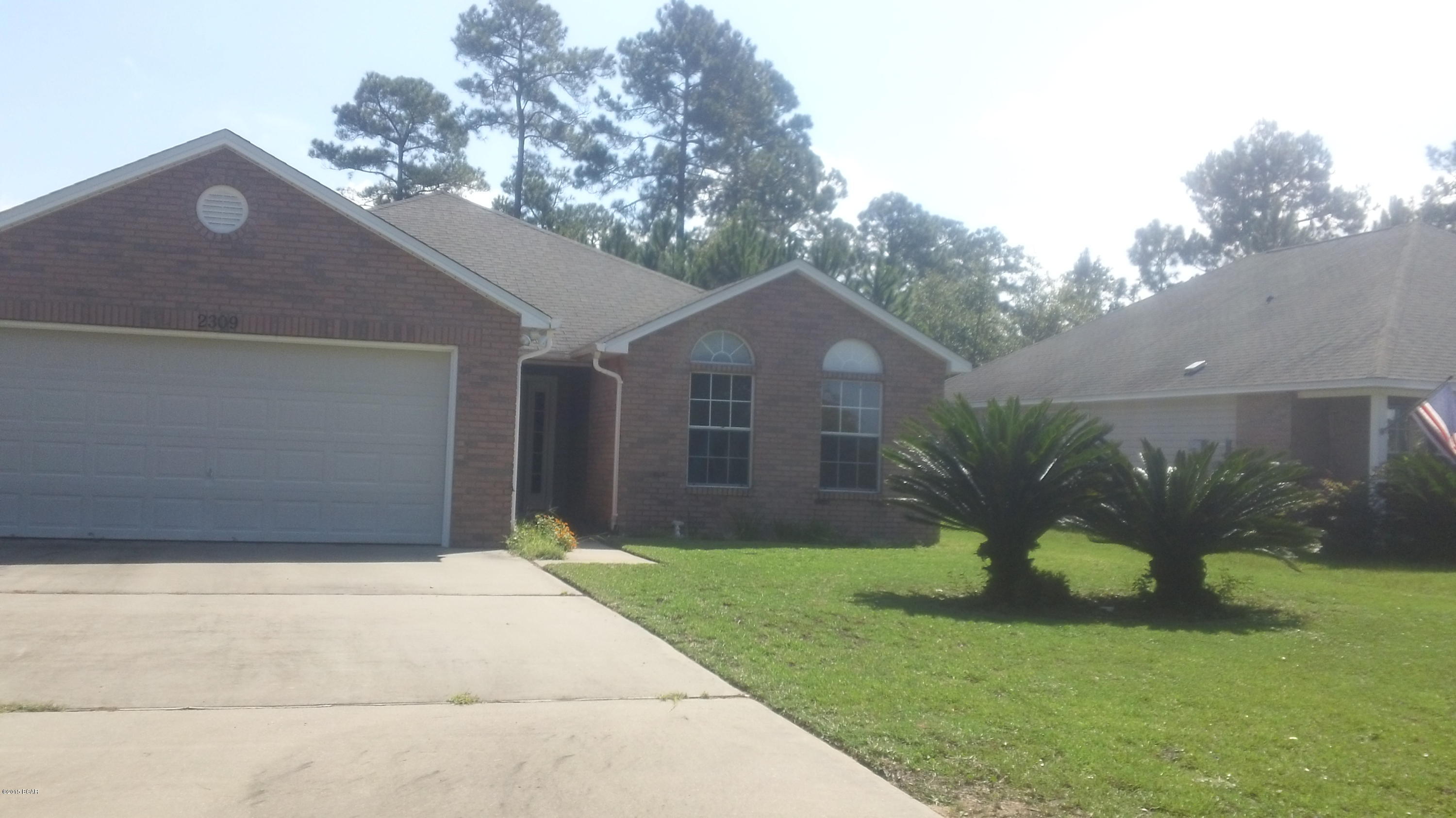 3 bedroom 2 bath home in Lynn Haven. This home has a 2 car garage, fenced back yard, Landry room, and screened back porch and sprinkler system.  All property sizes and ages are approximate, please measure and/or verify if important. 

School assignments are subject to change, please check with Bay County for most accurate information.

Deposit is the same as the rent.

Pets allowed with owner approval and NON REFUNDABLE pet fee applies per pet.  Breed restrictions apply.