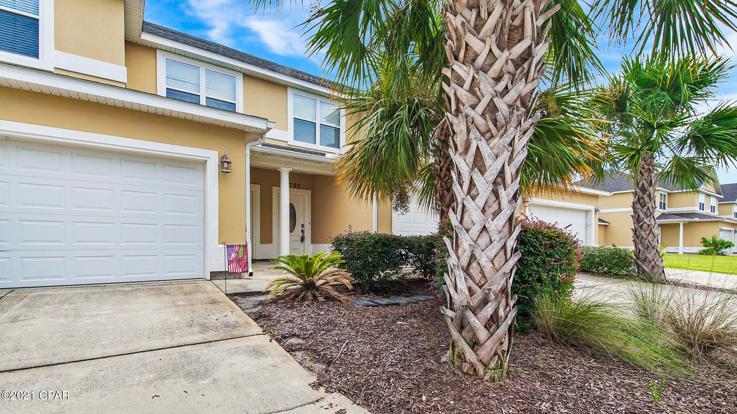 CURRENTLY UNDER CONTRACT, SELLER ACCEPTING BACKUP OFFERS .Here is your chance to own this meticulously maintained and spacious home that is centrally located in one of Panama City Beach's Luxurious gated communities. Amenities include pool, clubhouse and fitness center. As soon as you walk in you will notice the spacious living and dining space that is tiled throughout. The Kitchen includes stainless steel appliances granite countertops and an open breakfast bar. On the second floor you will find two spacious Bedrooms plus an even bigger Master Bedroom with your own private bathroom which boasts a large tub and separate shower. You will enjoy beautiful views of the pond surrounded by a nicely maintained landscape from the comfort of your home or while walking around. Double Car garage with storage closet. Seller is leaving Washer and Dryer stays