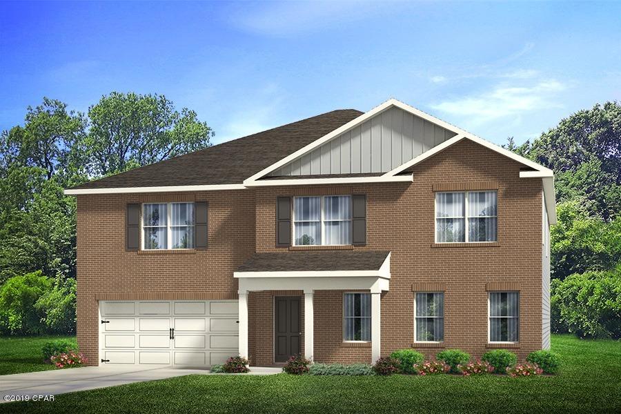 Welcome to Magnolia Hills. This Kendall plan is Now Under Construction. This is a two-story home with two car garage covered entry/porch and a covered back patio. As you enter this home you will find vinyl flooring throughout all common areas of the home and plush carpet in each bedroom. The walls have been painted with quality paint and the doors have brushed nickel hardware. The kitchen is open and spacious and looks out to the large living room and has a nice size dining area. Appliances include, dishwasher, microwave and stove. You will also find a pantry and an additional storage area that leads to a laundry room with washer dryer hookup. The master bedroom is located downstairs and has a large bath with separate shower and garden tub as well as a walk-in closet. This home is a unique plan in that it offers an additional living space upstairs which can be used as a media area or game room. Each of the additional bedrooms have their own walk-in closets and plush carpet. Magnolia Hills is conveniently located in the heart of Panama City with direct access to Highway 231. Residents enjoy a short ride to Tyndall Air Force
Base, Lynn Haven and the beautiful white beaches of Mexico Beach and Panama City Beach.