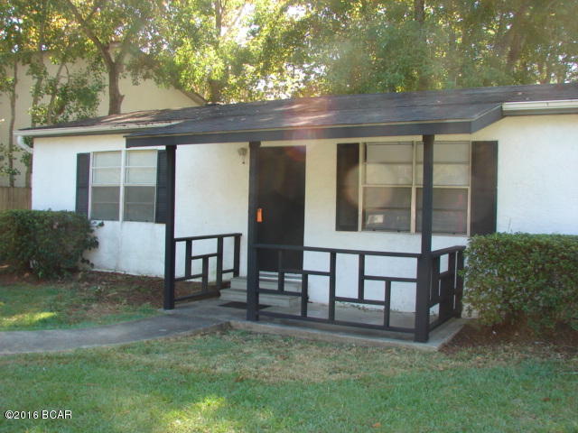 Three bedroom home located near Tyndall AFB with fireplace and fenced backyard.