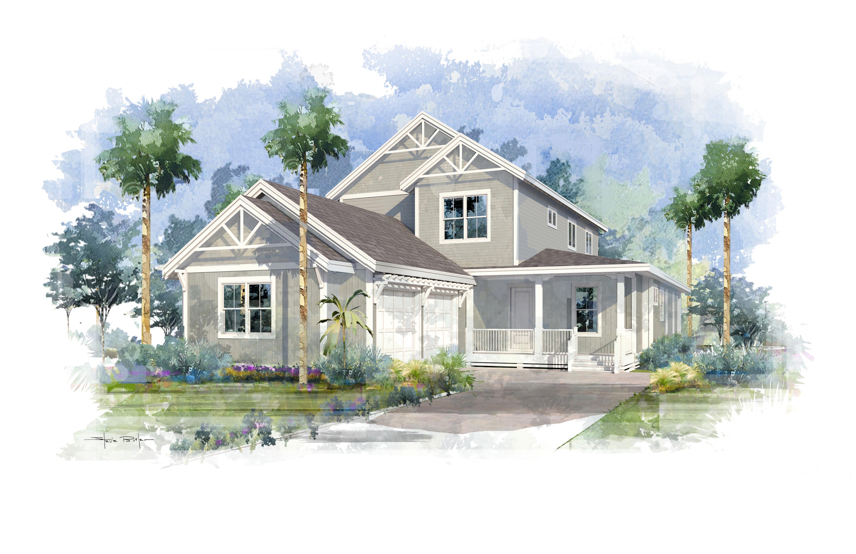 Discover the unique charm of WaterSound West Beach at this NEW construction 4BR/4BA coastal cottage from BetterBuilt of NW Florida. Featuring nearly 3,000 square feet of thoughtfully designed living space, find coveted design features such as white oak hardwood floors, shiplap accent walls, along wit a cozy fireplace with wood mantle. Enjoy an open concept living/dining area, fully equipped kitchen, a first level master suite, a dedicated office, a secondary living area, and over 530 square feet of covered porches. Highlights of the kitchen include professional grade Thermador appliances, Shaker-style wood painted cabinetry, Calcutta Vicenza quartz countertops including a center island, a tiled backsplash, and a farmhouse sink. The master suite offers direct access to the covered back porch, a spa-likemaster bath with freestanding 71" soaker tub and walk-in shower, and a custom closet. On the second level, the common area has an accent wall with custom built-in shelves, a beverage bar, and a charging station. Two guest suites share a large hall bathroom, and an additional suite with private bathroom is also located on this story. A two-car garage provides ample room for parking and storage of beach necessities. The accommodating design of this home makes it ideal as a vacation rental, full-time residence, or private gulf side retreat. Ask about the added technology package with security system + surround sound wired!

The WaterSound West Beach community features homes steeped in classic maritime influences. Sheltered by towering pines on the south side of Scenic Highway 30A, this gated community is a serene, coastal haven with outstanding amenities including private deeded beach access, a resort-style swimming pool with outdoor grill and fireplace, boardwalks, nature trails, common greens, and access to the WaterSound Beach fitness center.