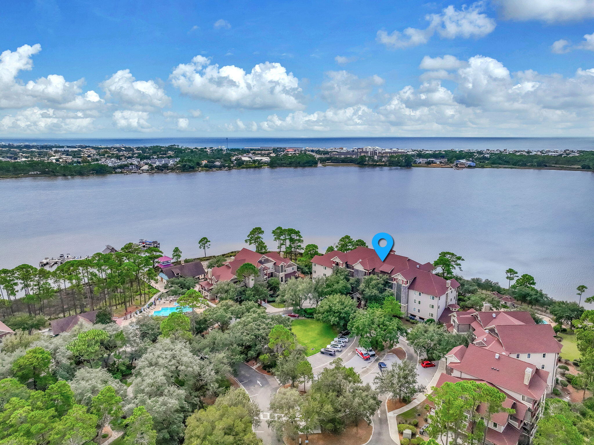 Welcome Home to your exquisite lakefront coastal oasis!  Wild Heron is the exclusive Lake Powell sanctuary for those seeking the most tranquil and beautiful lifestyle on the Emerald Coast. This top floor condo has breathtaking views of the rare coastal dune lake from the living area and the master bedroom. Enjoy al fresco dining on your spacious lakefront balcony with Lake and Gulf views. Condo was renovated in 2021 with stunning shiplap & brick walls, LPV floors, and new A/C in 2023. Enjoy all the wonderful amenities of Wild Heron including your lakefront pool and hot tub, community dock and boat slips, walking paths and nature trails, fitness center, fire pit and boathouse pavilion, boating, fishing, water sports.  Start living your DREAM where every day is a weekend! Wild Heron is a 734 acre coastal sanctuary where tranquility and natural beauty are the epitome of your daily life.  Perfectly located on the pristine shores of Lake Powell, the largest, rare coastal dune lake in the northern hemisphere, Wild Heron has unparalleled natural beauty with abundant wildlife.  206 acres are fully dedicated to conservation.  24 hour guarded entrance provides security in the rental restricted community.   The Coastal Craftsman architecture of Wild Heron has the classic finishes of river rock, stone, glass, wood, metals to preserve the natural beauty of the community.  Wild Heron has Audubon's Silver Signature status so expect to see the many beautiful birds of the area. Wild Heron is home to the renown Shark's Tooth Golf Course and Tennis Center which are both available to owners for an additional cost.   Visit WatersoundClub.com for more information.
Start living your DREAM where every day is a weekend!