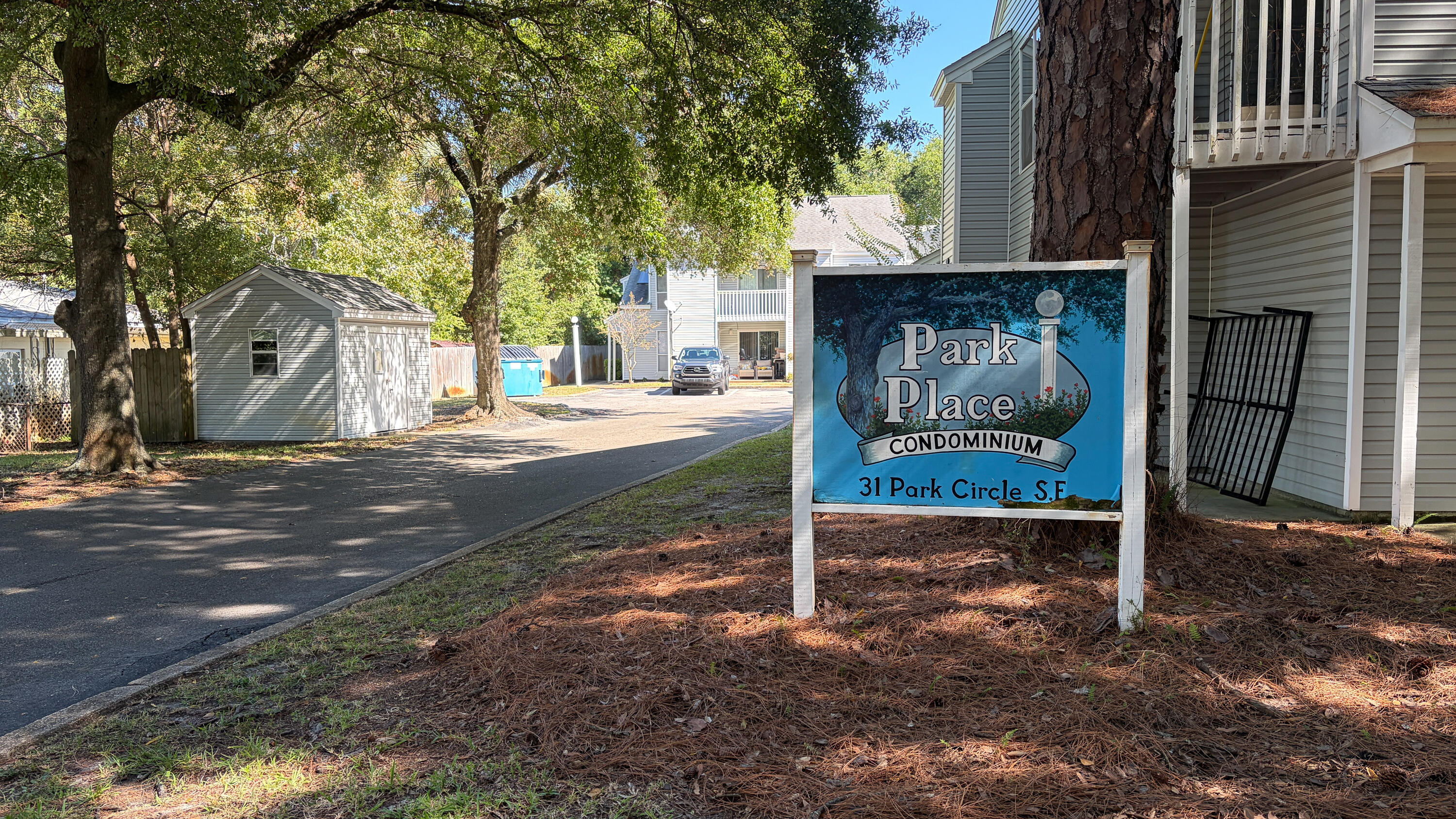 PRICE ADJUSTMENT! Welcome to #3 Park Place, where you'll live less than a mile from the emerald waters and white sand beaches of Okaloosa Island! This large 1bed/1bath has tons of personality, with new laminate flooring in the living/dining room, new bedroom carpet, and a bougie fireplace. The L-shaped layout in the living/dining room creates a lot of usable space with natural light pouring in. Quit saving quarters for laundry, your washer/dryer hookups are in the unit! The massive bedroom can accommodate a king bed and furniture suite with room to spare. Walk-in closet? Yes. Store MORE stuff in the big lockable closet on your balcony. The kitchen is functional but needs updating, so hop on that Pinterest account for ideas. VA approved!