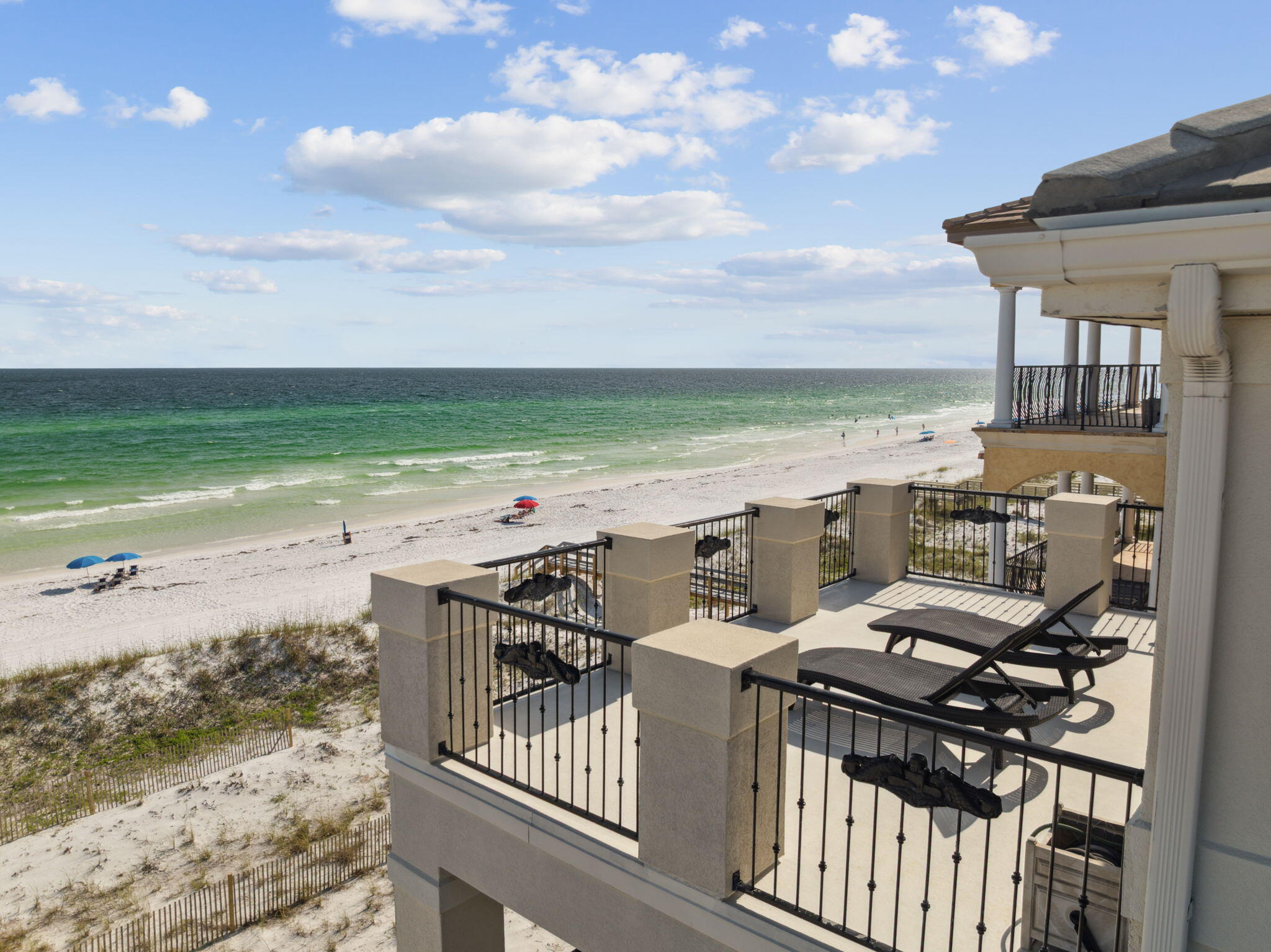 Introducing 3484 Scenic Highway 98, a rare Gulf front opportunity in the heart of Destin. Set on 56 feet of pristine Gulf frontage, this exceptional residence offers unobstructed views that stretch across the emerald waters of the Gulf. Thoughtfully designed and well maintained, the property features 3 bedrooms, 4 bathrooms, and over 2,600 square feet of interior living space. Expansive balconies on each level frame the coastline, offering front row seats to sunrise vistas and the rhythmic sound of waves below. The home has undergone a series of recent upgrades including new picture style impact windows on the southern elevation, new decks, landscaping, garage door, driveway with French drain as well as meticulous maintenance as a strict second home.

Located within Destiny Shores, one of Destin's most desirable Gulf front communities, this property provides both privacy and direct beach frontage via a private dune walkover and a property line that extends to the mean high water line. Whether held as a personal retreat or an income opportunity, this offering presents a rare chance to own along one of Florida's most coveted coastal corridors.

3484 Scenic Highway 98 captures the essence of Gulf front living with timeless views, immediate access to sand and sea, and enduring value in an irreplaceable setting. This property offers exceptional proximity to world class amenities including golf cart and pedestrian access to restaurants, shopping, Whole Foods, legendary Marine, exceptional golf courses and the famous Destin Commons.