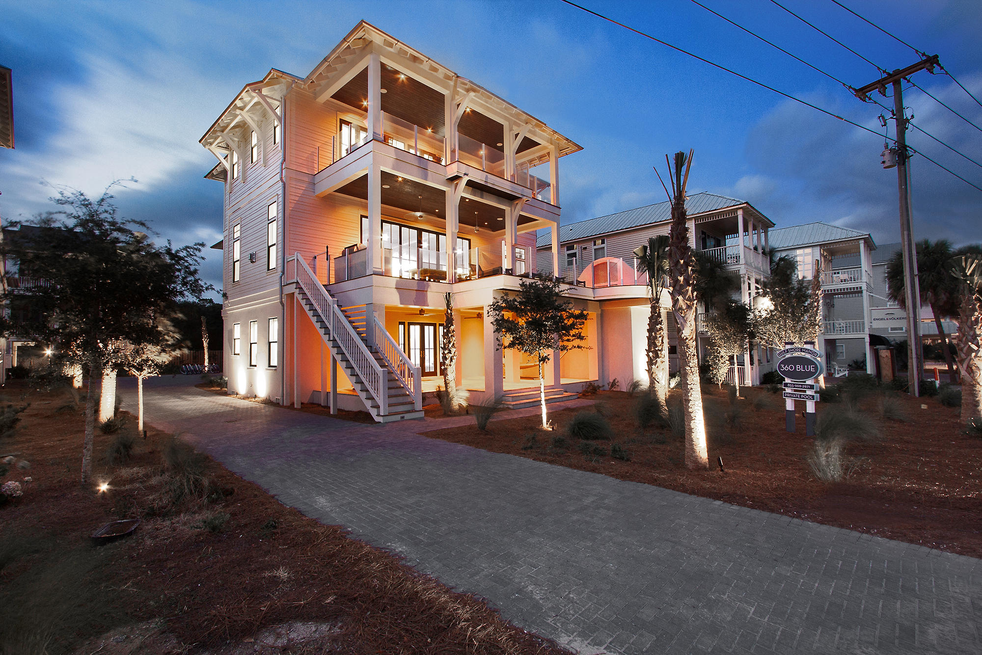 Guaranteed annual rental income of $275,000 make this property a rare investment opportunity. Sweeping views of the Gulf of Mexico combined with astonishing architecture exemplify this incredible property. Discover the ultimate beach property conveniently located in the heart of Seagrove Beach. Deeded private beach access puts your feet in the sand within a few steps. Featuring a second-floor pool, multiple living spaces, incredible outdoor living, private carriage house, elevator and ample parking this new construction home will feel like it was custom built for you! Located approximately one mile from Seaside, this estate offers outstanding access to enjoy all 30A offers including the sugar white sands, emerald waters, world-class fishing, first-rate dining and luxury shopping. This exceptionally designed floor plan offers eight bedrooms, seven full and two half bathrooms. On the ground level, you will find three bedrooms. The first includes a spacious en-suite bathroom; this room will serve perfectly as a second master or generous guest bedroom. Just down the hall, you will find an additional king bedroom as well as a large bunk room with 2 built-in queen size bunks. These bedrooms share access to an additional living space and first-floor patio. 

Take the convenient elevator or climb the stairs to the second floor to find the extraordinary great room overlooking 30A and the Gulf of Mexico! This open floor plan connects the living room, dining room, and gourmet kitchen. The chef's kitchen offers a 48" gas Wolf range, 36" Sub-Zero refrigerator, 36" Sub-Zero freezer, 2 Asko Dishwashers, a large kitchen island as well as a wet-bar with beverage fridge and ice machine. From the gas range to the beautiful fireplace, this room is equipped with everything you need for entertaining your large group. Through the 20-ft. glass sliding door you will exit out onto the second-floor porch; boasting a private pool, fully equipped outdoor kitchen, and incredible views of the Gulf of Mexico. In addition, on this level, you will find a second powder room and additional bedroom equipped with an en-suite bathroom.

On the third level, you will find the remaining bedrooms, a large entertaining room, incredible porch and more outstanding views of the Gulf! The master bedroom features a beautiful vaulted ceiling, Gulf views, porch access, a spacious en-suite bathroom and expansive walk-in closet! The space and finishes of this master suite offers exceptional luxury. Just off the master, you will find an additional living space featuring a wet-bar and porch access. An additional king bedroom and bunk room featuring a built in full and twin bunk; an additional full bathroom is located on this floor.

Located north of the main house is the cozy carriage house, ideal for guests who want a little more privacy. This carriage house features a kitchenette, private bedroom, spacious bathroom and covered parking for two vehicles and beach gear storage!

This estate would make the perfect second home, permanent residence or vacation rental. Additionally, nearly $300,000 in projected rental income solidifies the investment opportunity. Do not miss the chance to own this incredible property!