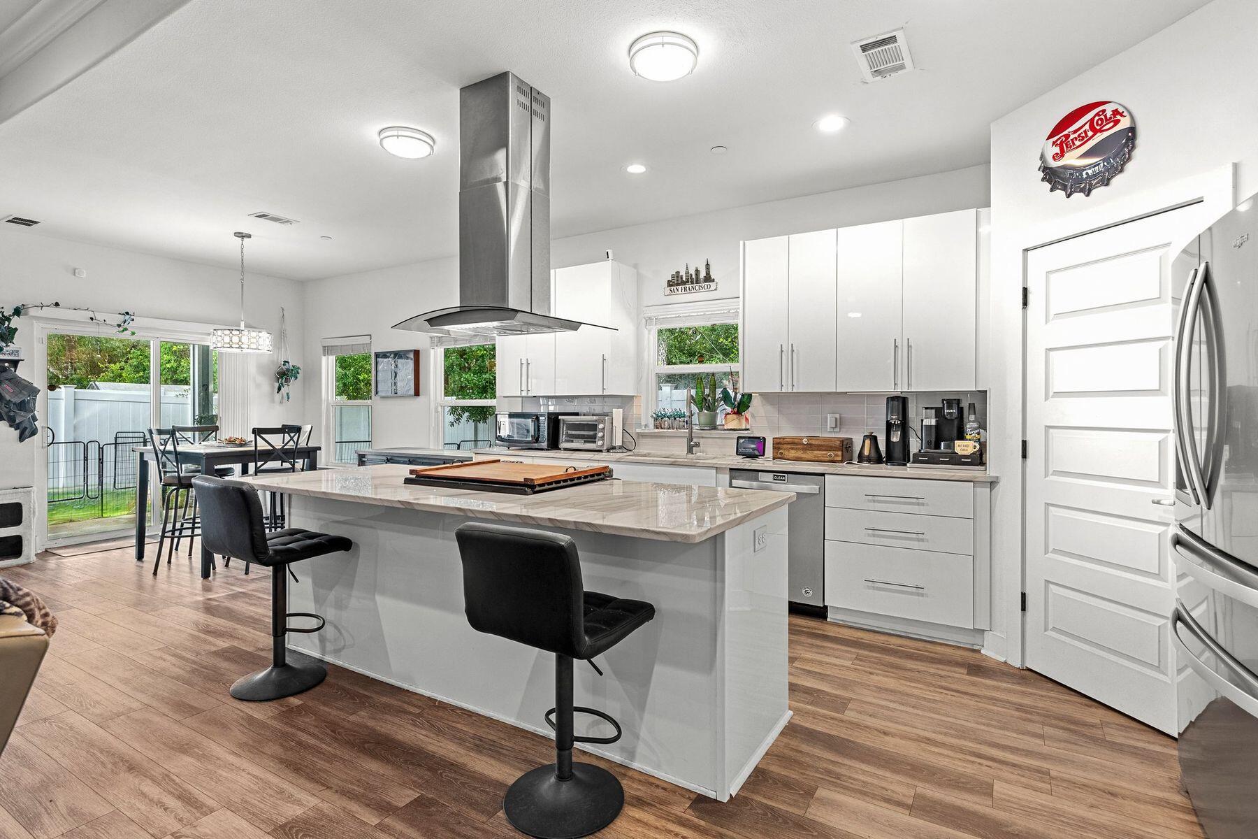 Experience exceptional quality and attention to detail in this home in the Commanche subdivision of Fort Walton Beach. Built in 2019, it offers strong craftsmanship and thoughtful design.

The open concept layout features high ceilings, recessed LED lighting, and wood look luxury vinyl plank flooring throughout. The kitchen includes deep, full extension soft close drawers, designer fixtures, stainless steel appliances, and a spacious walk in pantry.

The primary suite includes an ensuite bath with a double vanity, enclosed water closet, garden tub, and a walk in closet.

Conveniently located approximately 6 miles and about 10 to 15 minutes to Eglin Air Force Base, and approximately 7 to 8 miles and about 15 minutes to Hurlburt Field, depending on traffic. VA assumable loan potential available for qualified buyers.
