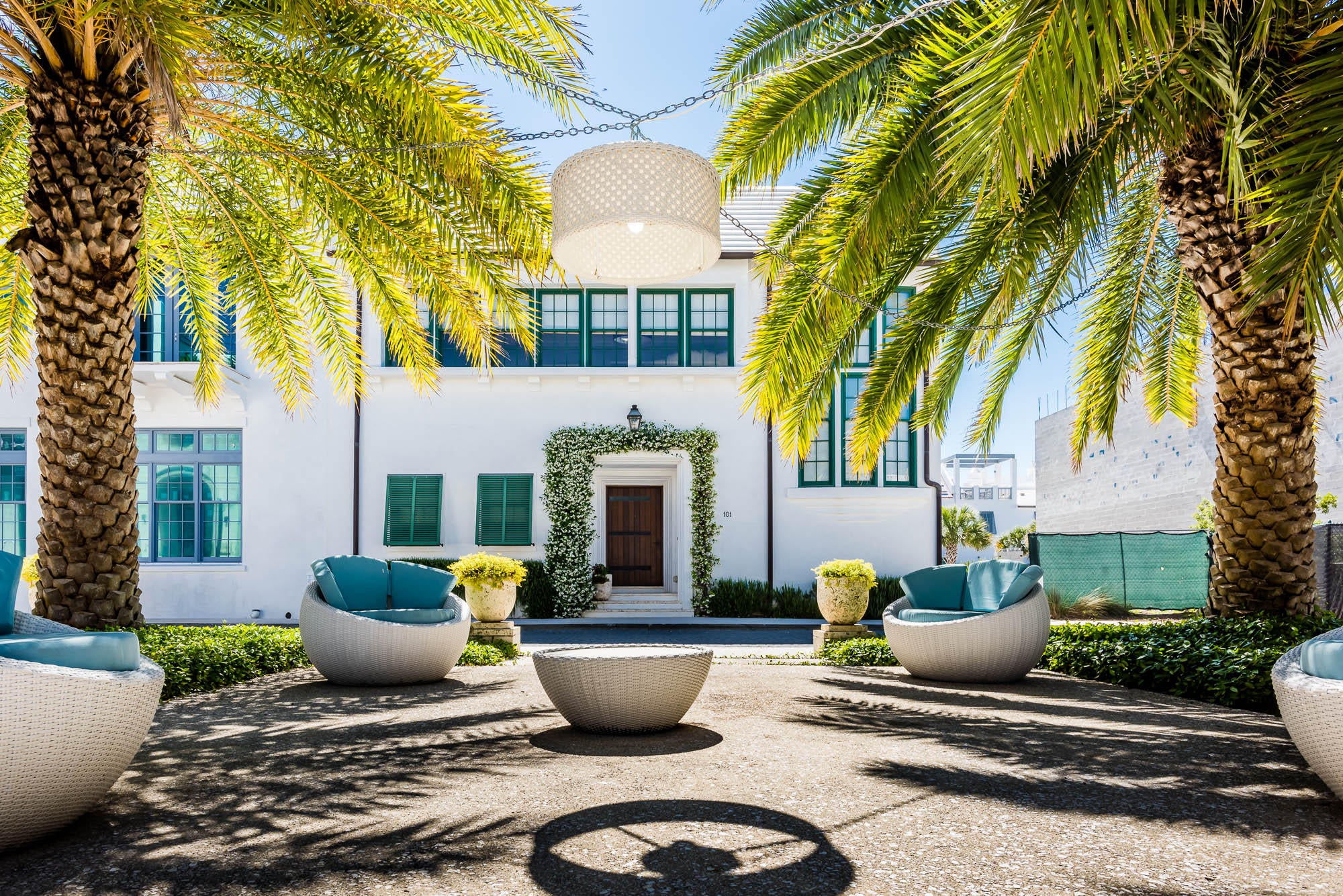Located on the beach-side of Florida's Scenic 30A, this professionally furnished courtyard home is just a few short steps from what The New York Times said may be the best beach in the continental U.S. Designed by internationally renowned architects Ike Kligerman Barkley of New York, this new home features 4 bedrooms and 3 1⁄2 baths. Two of the ground floor's three bedrooms open directly to the large private courtyard, which features a very large swimming pool, sunning deck with an exquisite outdoor dining loggia. This amazing outdoor space is ideal for entertaining. Cypress hardwood flooring throughout the second floor gives the home a warm, open feeling with pecky cypress ceiling in the main living areas. The gourmet kitchen is fully equipped with stainless steel appliances, The gourmet kitchen is fully equipped with stainless steel appliances, limestone countertops and overlooks the living area's beautiful fireplace and dining room. The master bedroom opens onto a second-floor loggia, looking onto the courtyard pool. Seemingly endless windows allow amazing natural light to illuminate this beautiful home. This home is designed for entertaining, with an abundance of space for both indoor and outdoor dining and is built to FORTIFIED for Safer LivingÂ® standards.

Situated in the ultimate, new urban coastal community of Alys Beach, this property offers residents a private retreat to style and design. Duany Plater-Zyberk and Company, a Miami-based planning firm that is the recognized leader in traditional town planning, designed Alys Beach to embrace the beauty of Bermudan architecture designed for residents to enjoy the relaxed coastal lifestyle as a way of life.  Alys Beach homeowners amenities include the renowned Caliza Pool & restaurant, a 100-foot infinity-edge saltwater pool finished in limestone, as well as a family pool, 75-foot lap pool and whirlpool spa. Lakes, bike trails, parks and a 20-acre nature preserve provide further recreational opportunities.