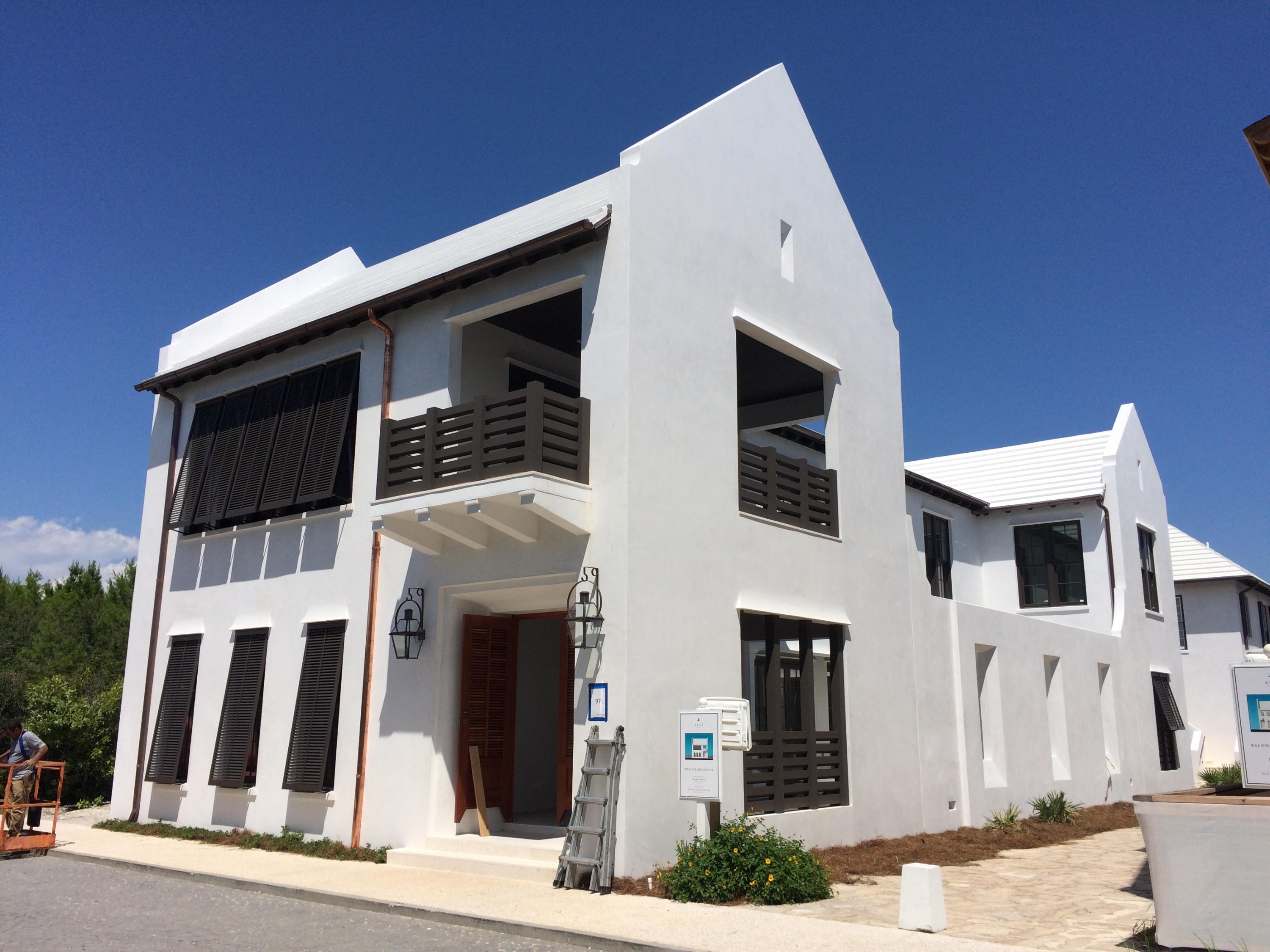 This incredible Alys Beach home is the first of its kind available for purchase in the famed HH, JJ, NN, & PP blocks south of Scenic 30a in recent times. This amazing Domin Bock Architects design, built by Galvas Construction, incorporates spacious indoor living with the outdoor having Gulf views from the breathtaking 2nd floor loggia. Just steps to the Gulf of Mexico, this magnificent home opens to South Charles Street bordered to the south and east by a beautiful pedestrian path adding to the homes appeal.
This spectacular home offers 3,744 square feet of conditioned living space married to a stunning courtyard with pool. The courtyard loggia hosts a summer kitchen, open for breezes, making entertaining in this beautiful home even more desirable. The second floor den is a great space for movies, gathering space for children, or sitting on the outdoor loggia viewing the Gulf of Mexico down South Charles Street.  

Each of the homes four bedrooms are very generous with all having windows looking upon the homes outdoor living areas.  Natural light abounds.  The kitchen, dining, and living rooms all work together as one allowing for interaction of the home's courtyard by simply by opening the two large sets of retractable doors.  This home is truly one of a kind and will not last long. Located along Florida's Gulf Coast, Alys Beach is a New Urban community combining the harmonious. Parking Ct. fees are $150.00 quarterly. EXPECTED COMPLETION IS SUMMER 2016. 
CLOSING ON THE COMPLETED HOME TO BE WITHIN 10 CALENDAR DAYS OF WALTON COUNTY CERTIFICATE OF OCCUPANCY ISSUANCE AND ALYS BEACH APPROVAL.BUYER MAY HAVE OPPORTUNITY TO MAKE SOME INTERIOR FINISH SELECTION CHANGE ORDERS  SUBJECT TO SELLER, BUILDER, AND ARCHITECT APPROVAL.  ANY APPROVED CHANGE ORDER MADE BY BUYER WILL BE PAID DIRECTLY TO SELLER AT COST PLUS 20%.  SELLER WILL PROVIDE CHANGE ORDER PAYMENT TO BUILDER.  CHANGE ORDERS ARE PRE-PAID IN FULL TO SELLER BEFORE CHANGE ORDER WORK COMMENCES.  CHANGE ORDER BY BUYER CANNOT MATERIALLY AFFECT OR DELAY CONSTRUCTION OF THE PROPERTY.  BUYER TO PROVIDE NOTICE OF BUYER'S VIEWING OF PROPERTY'S CONSTRUCTION SITE AND COORDINATE THROUGH LISTING AGENT AND BUILDER.