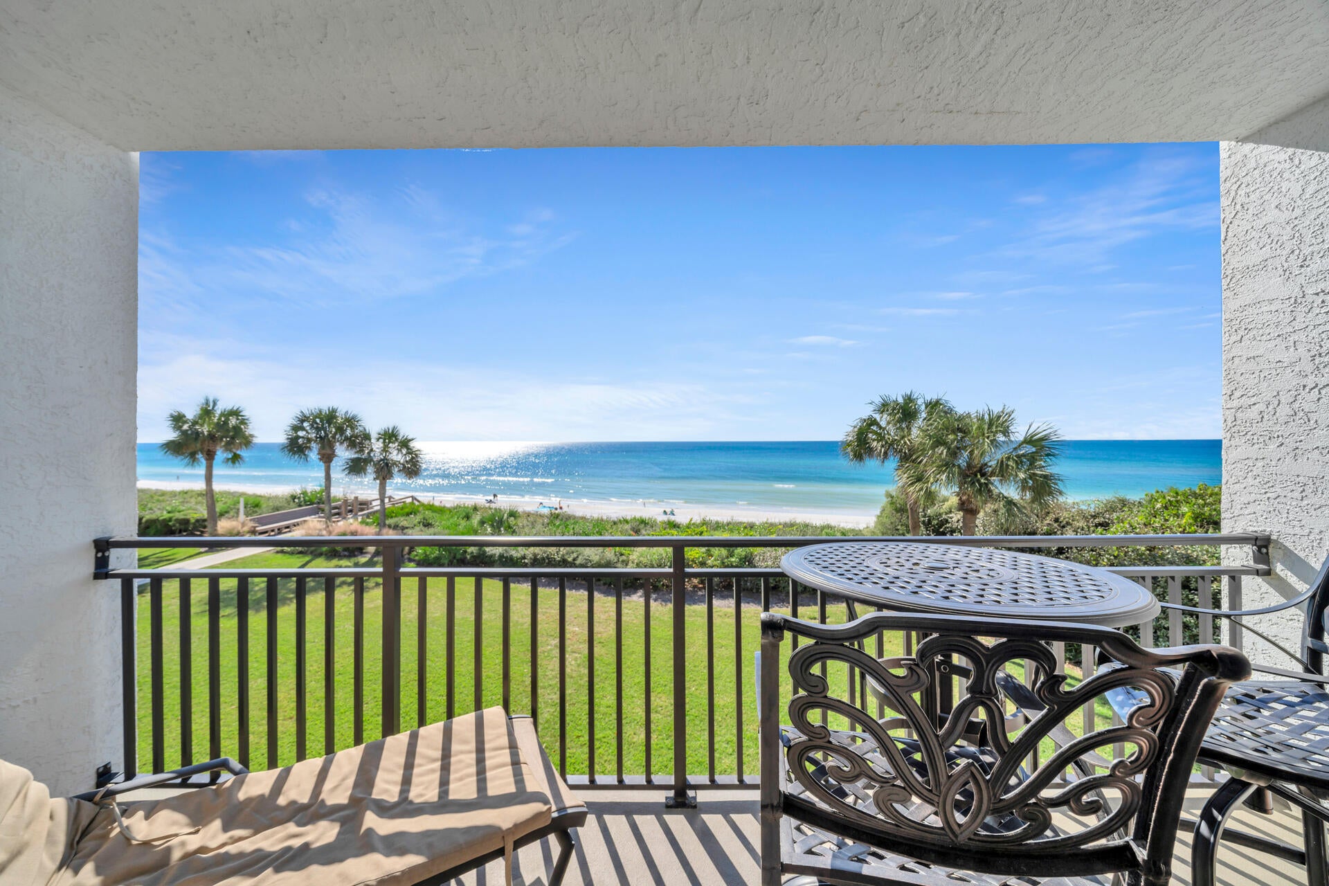 12/3/23 - UNDER CONTRACT, PENDING RECEIPT OF EMD.  Experience the best of 30A at The Palms at Seagrove - Unit A-9, a gulf-front treasure priced at $875,000, the most competitive on 30A. This gulf-front gem offers more than just a home; it's a gateway to exclusivity. With actual gross rental incomes of $60,575 in 2021, and around $47,000 in subsequent years, it stands as a lucrative investment in a market where recent sales reached $915,000-$965,000. This well-maintained, low-rise complex of just 48 units promises a rare, uncrowded beach experience on nearly 200 feet of private beachfront. Balcony overlooks a spacious common area and a cozy gathering spot on the deck, then ... it's only steps away from having your toes in the sand. Key features include breathtaking views, outdoor pool with bathhouse, outdoor shower and BBQ. Don't miss out!

Key Features:

CAPTIVATING GULF VIEWS: Situated on the second floor, A-9 boasts stunning views of the sea dunes, promising a serene and picturesque beachfront living.
EXCLUSIVE BEACH ACCESS: Enjoy the tranquility of 200 feet of private gulf frontage, a rare and exclusive beach experience.
READY FOR TRANSFORMATION: While the unit currently requires some modernization, it's a blank canvas for creating your dream beachfront home.
IDEAL FOR FAMILY GET-A-WAYS: With its safe, low-rise design and ample outdoor space, it's a perfect retreat for family fun and relaxation.
COMMUNITY AND CONNECTIONS: The Palms at Seagrove is A SNOWBIRDS DREAM.  it's a community where lasting memories are made, and many families return year after year to gater at 5 pm for wine and sunset. 
SUPERB AMENITIES: Access to an outdoor pool, bath house, BBQ area, and in-unit washer/dryer hookups adds to the convenience and enjoyment.

Unit A-9 at The Palms at Seagrove is not just a beachfront property; it's a smart investment and a chance to own a piece of 30A's coveted coastline. Priced to reflect its current state and immense potential, this condo represents an exceptional opportunity.  Seize the moment to own this ideally located, view-centric property, and craft your own slice of paradise at The Palms at Seagrove.