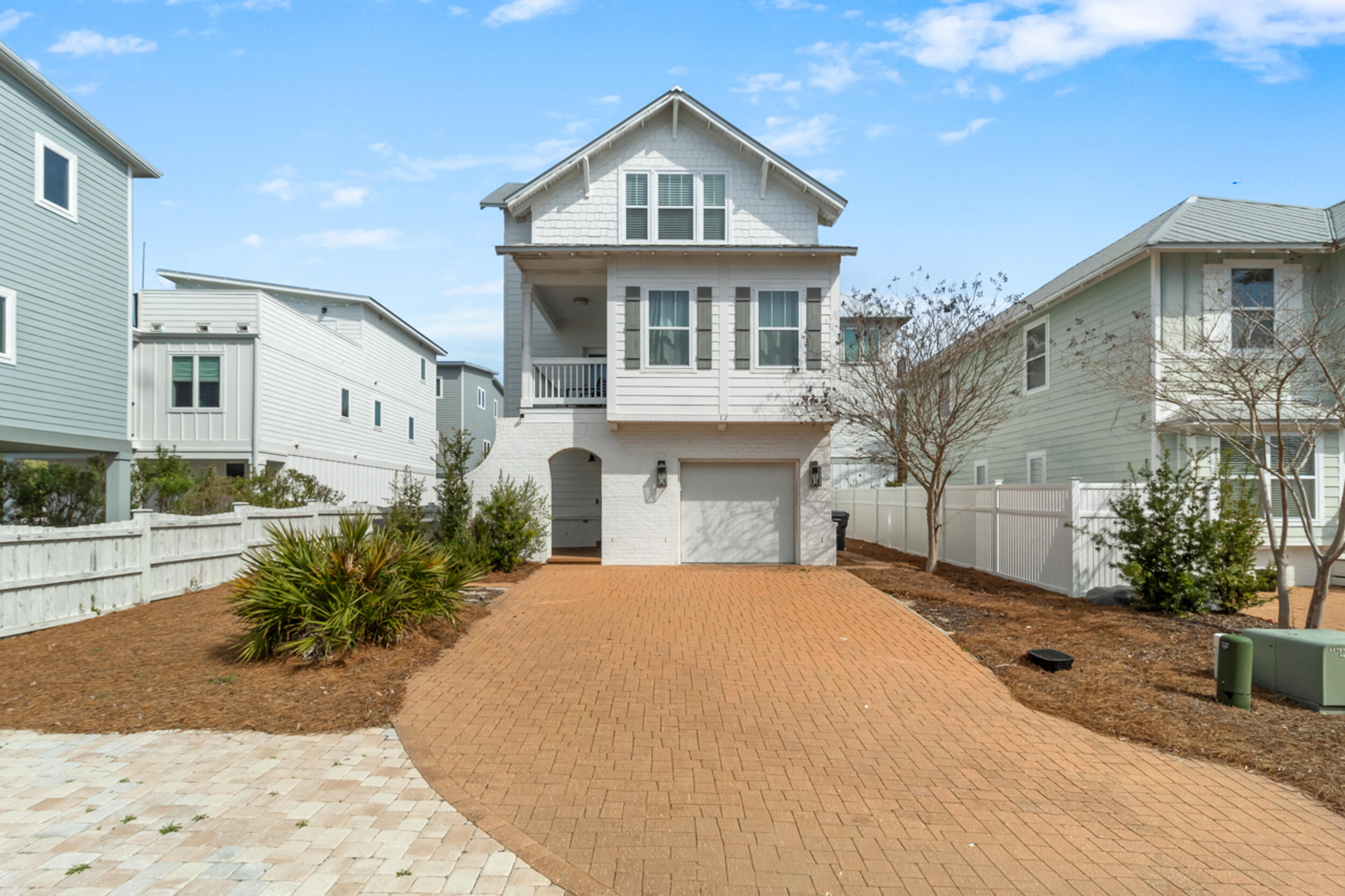 Under Contract with a kick out clause! Beautifully maintained 4-bedroom, 3-bath home in Inlet Heights offering an exceptional combination of comfort, functionality, and location. Ideally situated within a short walk to 30Avenue and Rosemary Beach, this property provides convenient access to some of the area's best dining, shopping, and entertainment. The interior has been freshly painted and features hardwood and tile flooring, tray ceilings, crown molding, and recessed lighting, creating a bright and elevated living space throughout.

The kitchen is well-appointed with quartz countertops, a spacious island, ample cabinetry, and a full suite of appliances, making it ideal for both everyday living and entertaining. This home is being sold fully furnished, offering a true turnkey opportunity for a primary residence, second home, or short-term rental investment, with rental potential allowed.

The primary suite is thoughtfully designed with a tray ceiling, walk-in closet, and a private bath featuring double vanities, tiled finishes, and a walk-in shower. Outdoor living is just as inviting with a balcony, fenced yard, sprinkler system, and hurricane shutters for added peace of mind.

Additional highlights include central electric HVAC, ceiling fans, double-pane windows, and access to the Grande Pointe community pool. With its desirable features, strong rental capability, and prime location, this home presents an outstanding opportunity along the Emerald Coast.

Buyer to verify all information