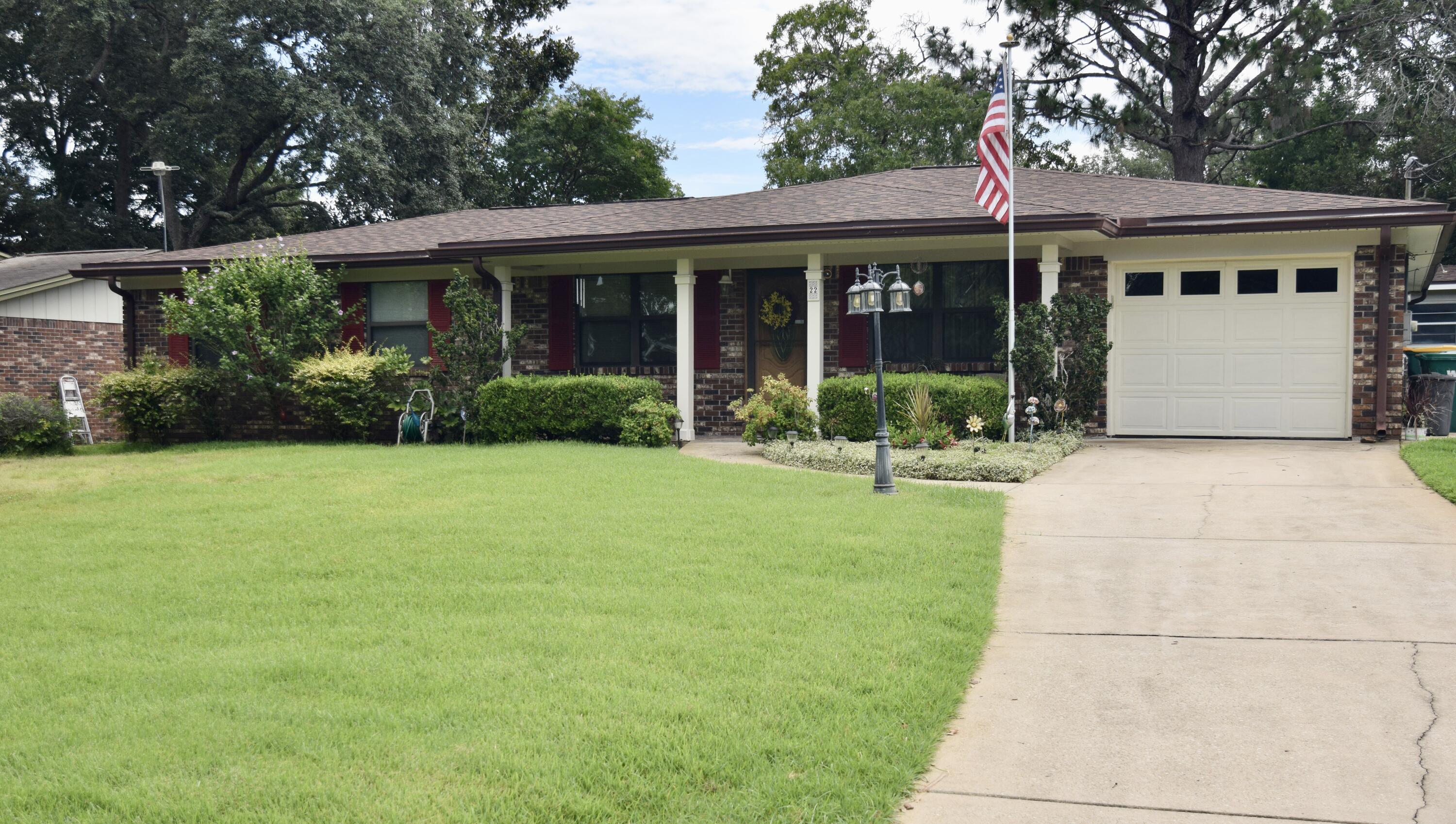 Welcome to this charming & spacious gem in Port Dixie, just a short stroll to Meigs Beach & conveniently by worship centers, schools, restaurants, ball fields, & just outside the gates of Eglin AFB. This 4-bed, 2-bath home features an updated kitchen w/granite surfaces, a gas stove, & a breakfast bar that opens to a combined living & dining area & to the back family rm all perfect for family I'm gatherings. Enjoy cozy evenings in the family rm complete w/a gas fireplace & take advantage of the bonus flex rm off the garage ideal for a home office, den, or playroom. The updated bathrms include a handicap-accessible tub in the primary suite, which also boasts dual closets & a lg walk-in closet located in the bathrm. While a few cosmetic updates like paint & flooring could add your persona touch, this home is move-in ready & full of potential. Don't miss your chance to own this beautifully & well-maintained home. Schedule your private showing today!

Additional highlights include:
"	Whole-home generator
"	Updated roof and HVAC
"	Copper wiring and gas water heater
"	10x14 storage shed plus a 1 car garage
"	Beautifully landscaped w/ plants/flowers 
"       Fully fenced backyard
"	Covered porch ideal for entertaining w/large yard
