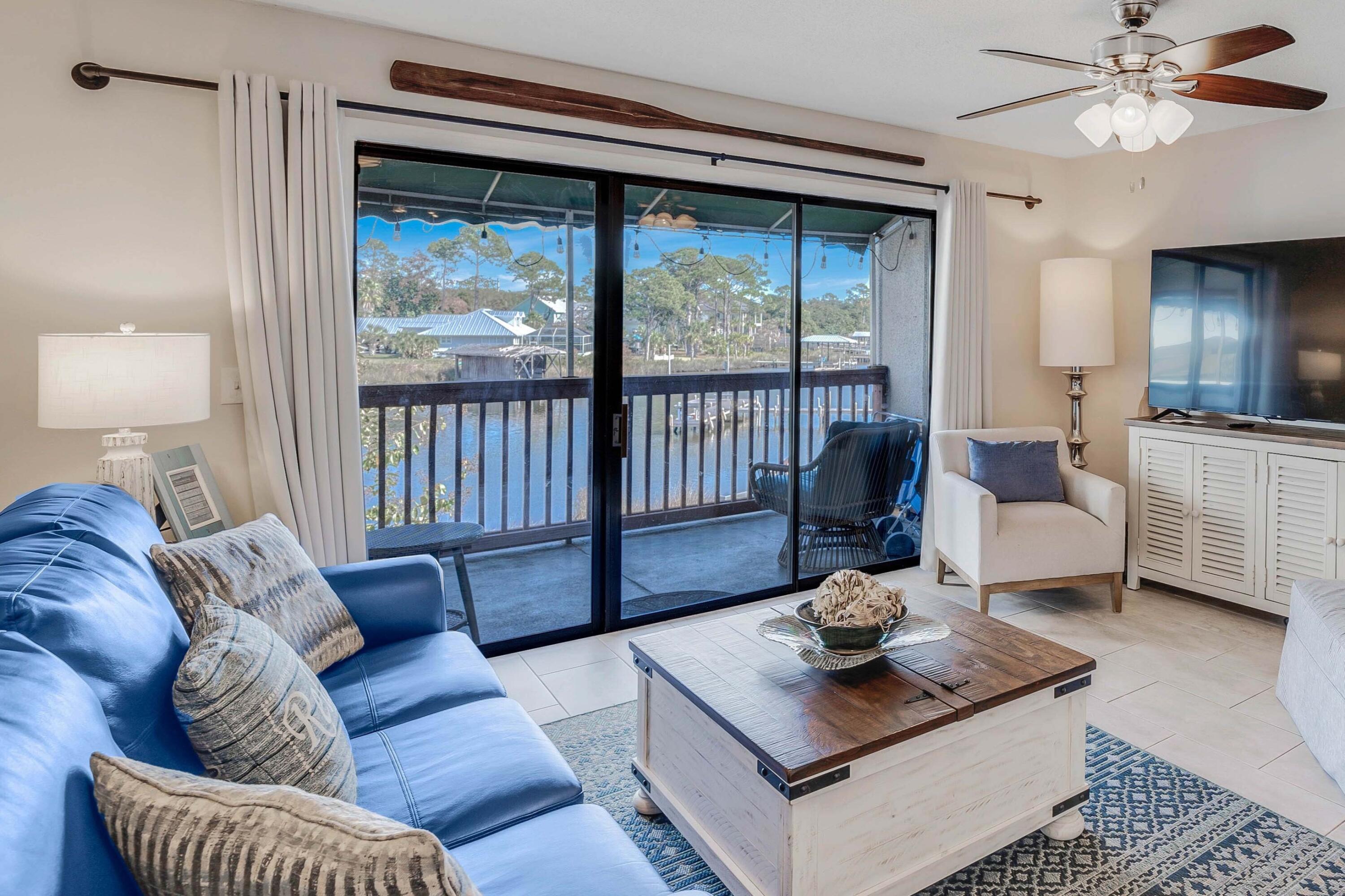 Your Waterfront Oasis Awaits at St. Thomas Square!
Waterfront Living Meets Coastal Convenience

Step into this beautifully updated, fully furnished 3-bedroom, 2-bathroom condo that perfectly balances relaxation and recreation. Nestled in a premier gated community with breathtaking views of the Grand Lagoon, this move-in-ready gem offers the ultimate coastal lifestyle.

Why You'll Love It:
Boater's Paradise: Enjoy premier amenities including private boat dock access with slips and dedicated trailer parking. Your days on the water just got effortless!

Prime Location: Situated just moments away from the beach, vibrant local dining, and top-tier entertainment.

Smart & Turn-Key: Equipped with smart home technology for easy, hands-free self-management. This property is fully approved for short-term rentals--making it a stellar investment opportunity or a private vacation haven.

Resort-Style Amenities: Indulge in a gated community that feels like a vacation every day, featuring a sparkling pool, relaxing sauna, and tennis courts.

💰 Seller Incentive: The seller is offering a $1,000 credit toward buyer closing costs!

Whether you are looking for a lucrative vacation rental investment or your own personal slice of paradise, this Grand Lagoon treasure is ready for you. Schedule your private tour today!