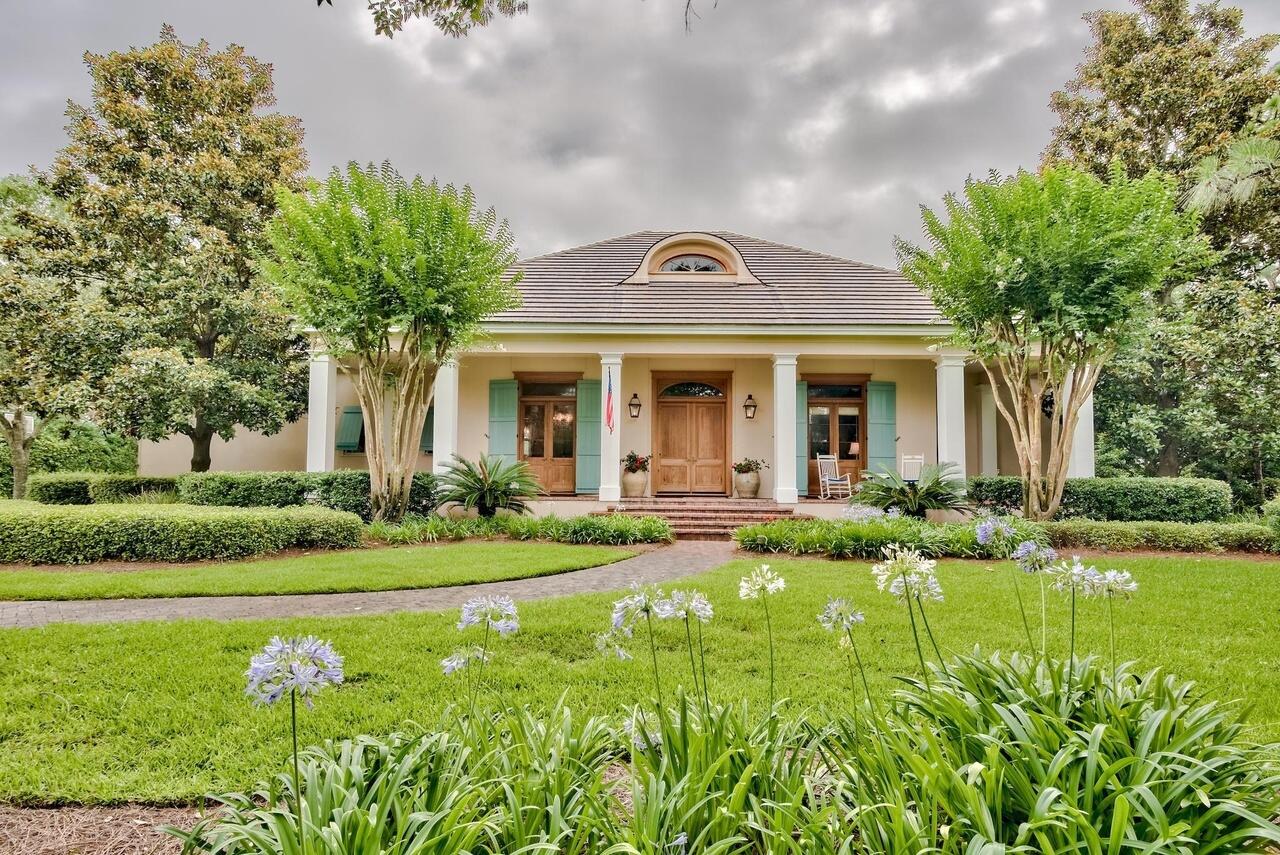 Everybody's Favorite Burnt Pine House in the Exclusive Sandestin Golf and Beach Resort has been Completely Renovated. This Southern Style Home Designed by World Renown Architect Hays Towne sits on an Estate Lot(.84 Acre) Overlooking the Newly Added Pool/ Spa, Outdoor Living Area with Summer Kitchen, Lake and 17th Green of the Burnt Pine Golf Course.
Home has Great Front and Back Porches where you can Watch Sunsets and Golfers. An Open Floor has Lots of Windows with 12 FT. Ceilings Thru Out the First Floor. First Floor has a Private Main Suite with Great Closets and Bathroom, Office, Living Room with Fireplace, Dining Room, Open Kitchen with Double Islands Overlooking the Lake. Second Floor has 2 Bedrooms Each with their Own Bath, Living Area, and Newly Added Bunk Room. GREAT LOCATION.