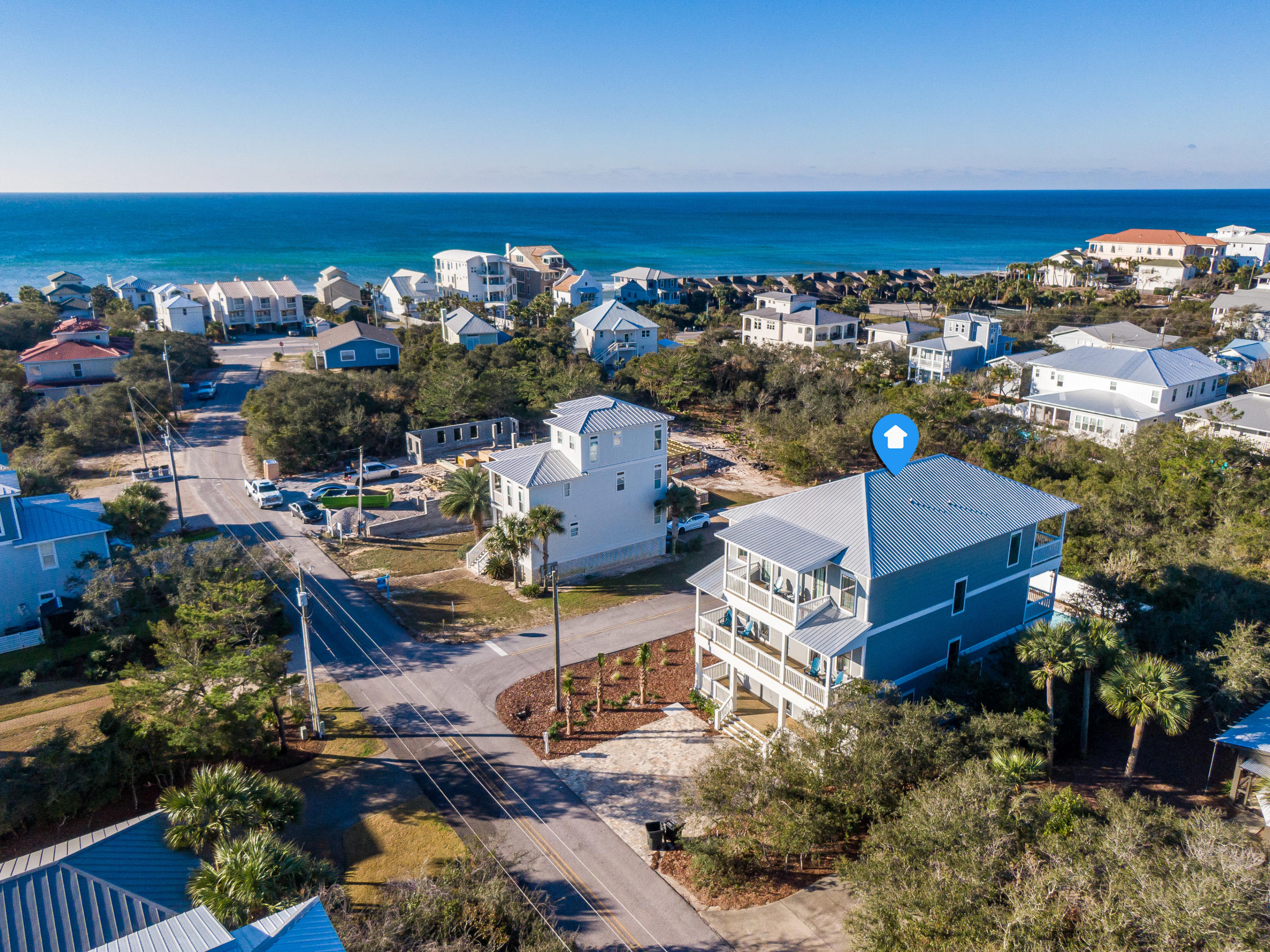 Offering inimitable serenity and privacy while remaining geographically poised minutes from all of the world-class dining and entertainment venues 30A has to offer, 101 A Street is the epitome of a coastal retreat. The thoughtfully designed floor plan encompasses three levels with 4,600 square feet of living space and over 1,500 square feet of covered porch area. The outdoor area is synonymous with relaxation boasting a private pool with custom paver decking, sunbathing ledge, fire pit, and outdoor dining area. With deeded beach access conveniently located at the end of A Street, the turquoise hued water and white sugar sand is steps away. The first floor features a spacious living area, chef's kitchen, dining room, and guest bedroom with ensuite. Four additional bedrooms, all with private ensuites, complete the second level. The fully appointed game room on the third level was designed with fun in mind featuring dual TV's, ping pong, an arcade machine, and a table game area. Two bunk rooms, covered porch access, and an additional bedroom complete the third level. Seacrest is bordered by Alys and Rosemary Beach to the East with direct access to 30A's biking and pedestrian paths which span the entire scenic 30A corridor. The ability to accommodate 30 guests coupled with the like-new 2018 construction creates an ideal and compelling investment or second home opportunity. Inquire today to schedule a private viewing and start living the coastal lifestyle you deserve.